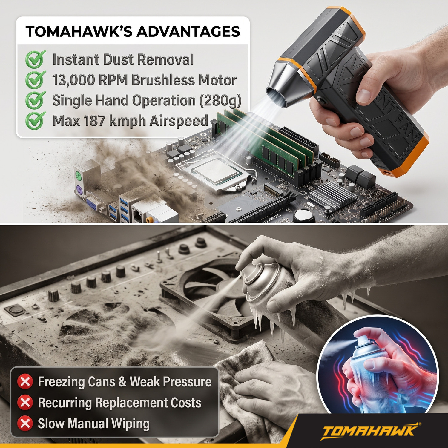 Image of Tomahawk JET-4444 Forward Curved Leaf Blower
