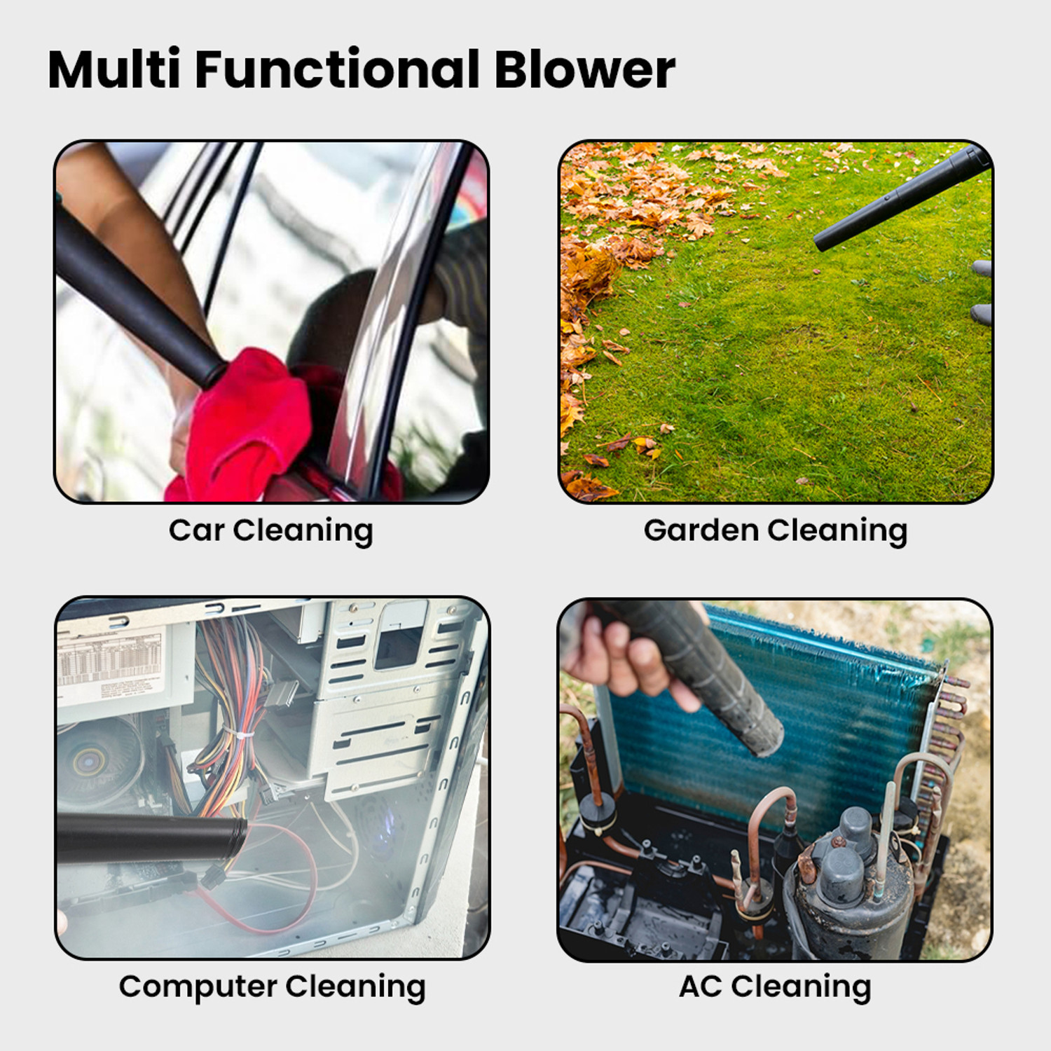 Image of CHESTON 550 Watts I 80 miles /hour speed I Anti-vibration I 13000 rpm I Dust Cleaner Forward Curved Air Blower