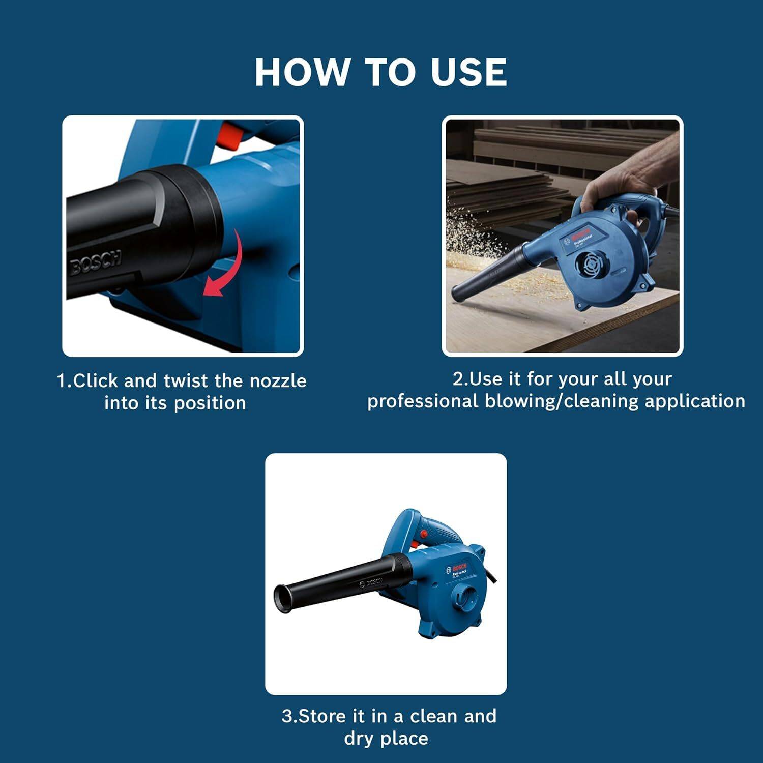 Bosch Radial Dust Extraction Blower - Image 5