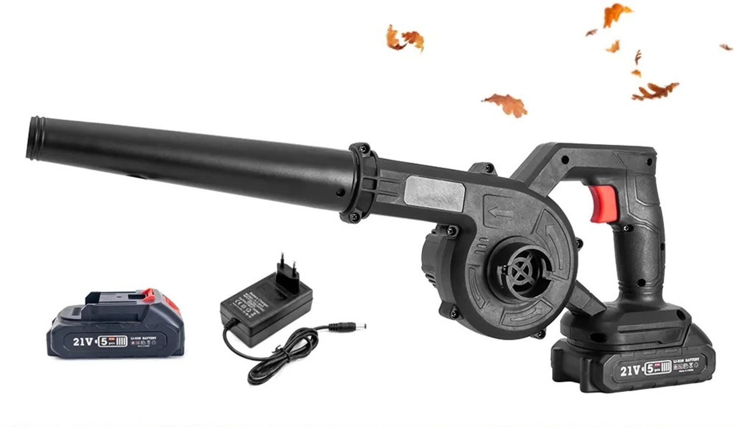 Image of Xydrozen Handheld Battery Powered Electric Leaf Blower-Black Leaf Blower