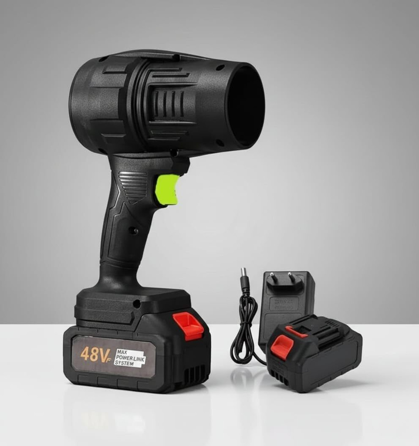 Image of GHANU Portable Cordless Air Blower High Power Turbo Jet Blower Electric Leaf Blower Air Blower