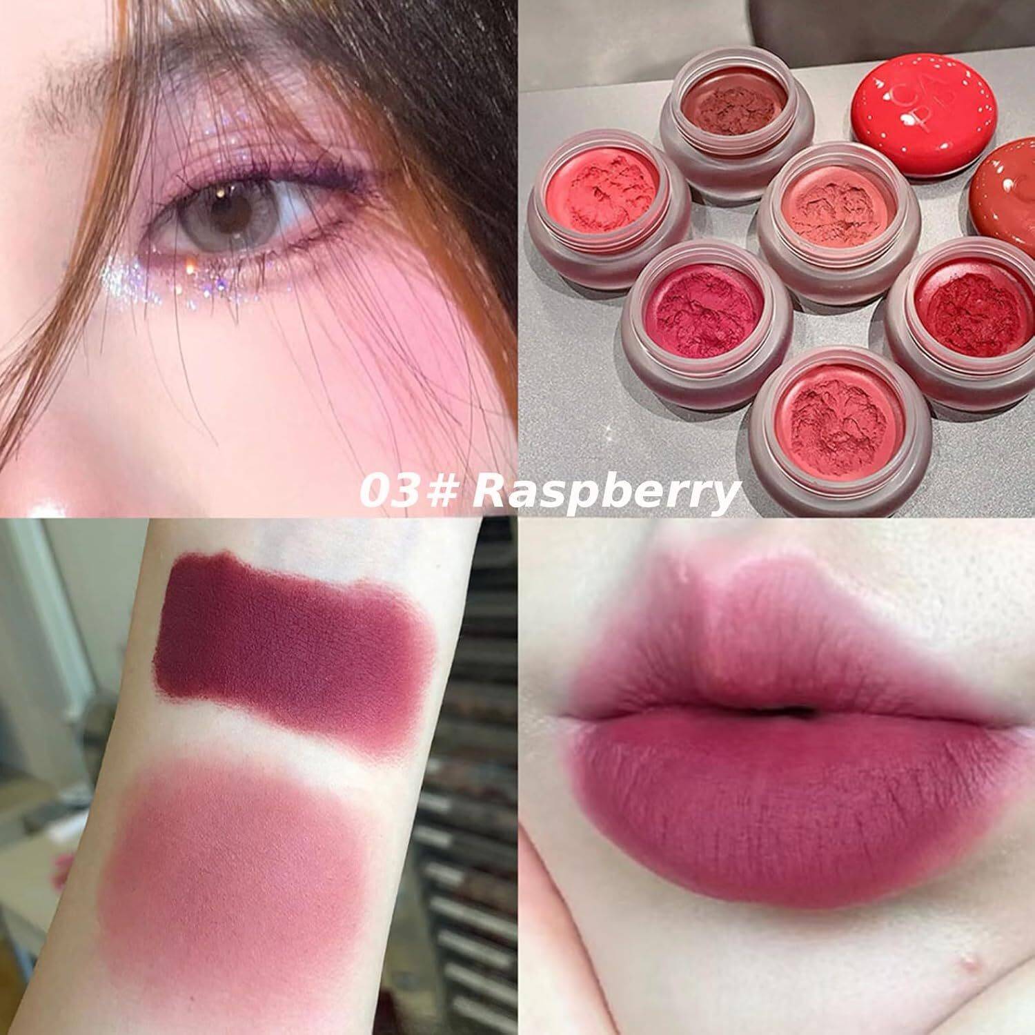 Cappuvini Chubby Creamy Blush Mud with Silky Smooth Texture and Dewy Luminous Finish