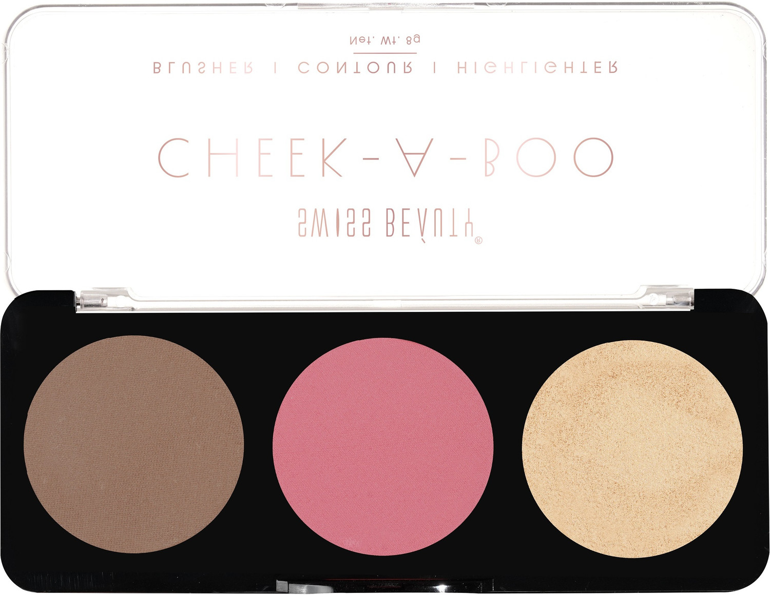 Image of SWISS BEAUTY Cheek- A- Boo Face Palette -02 with Blusher , Contour and Highlighter