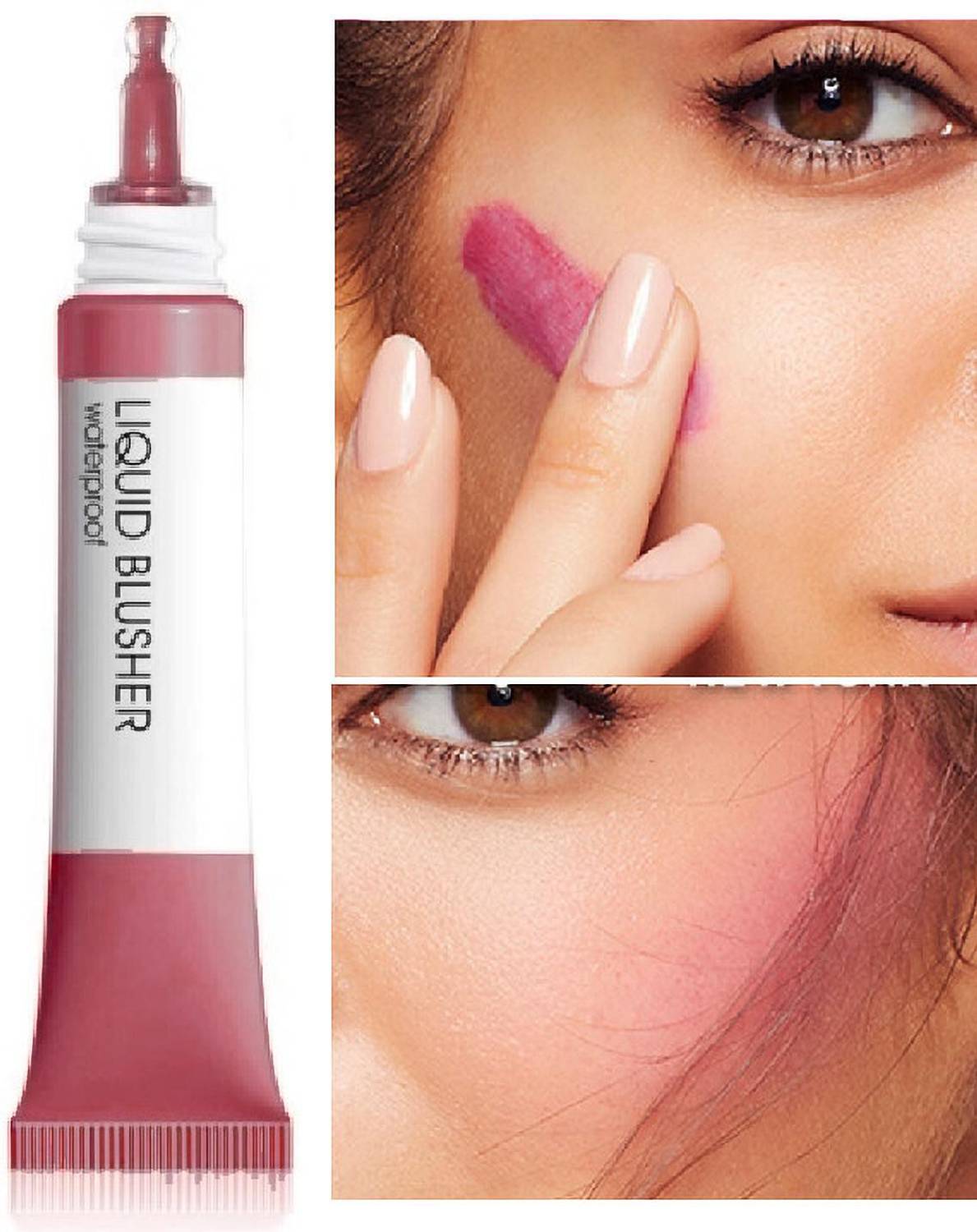 ADJD Matte Liquid Cream Blush Makeup Lightweight Velvet Mousse Texture