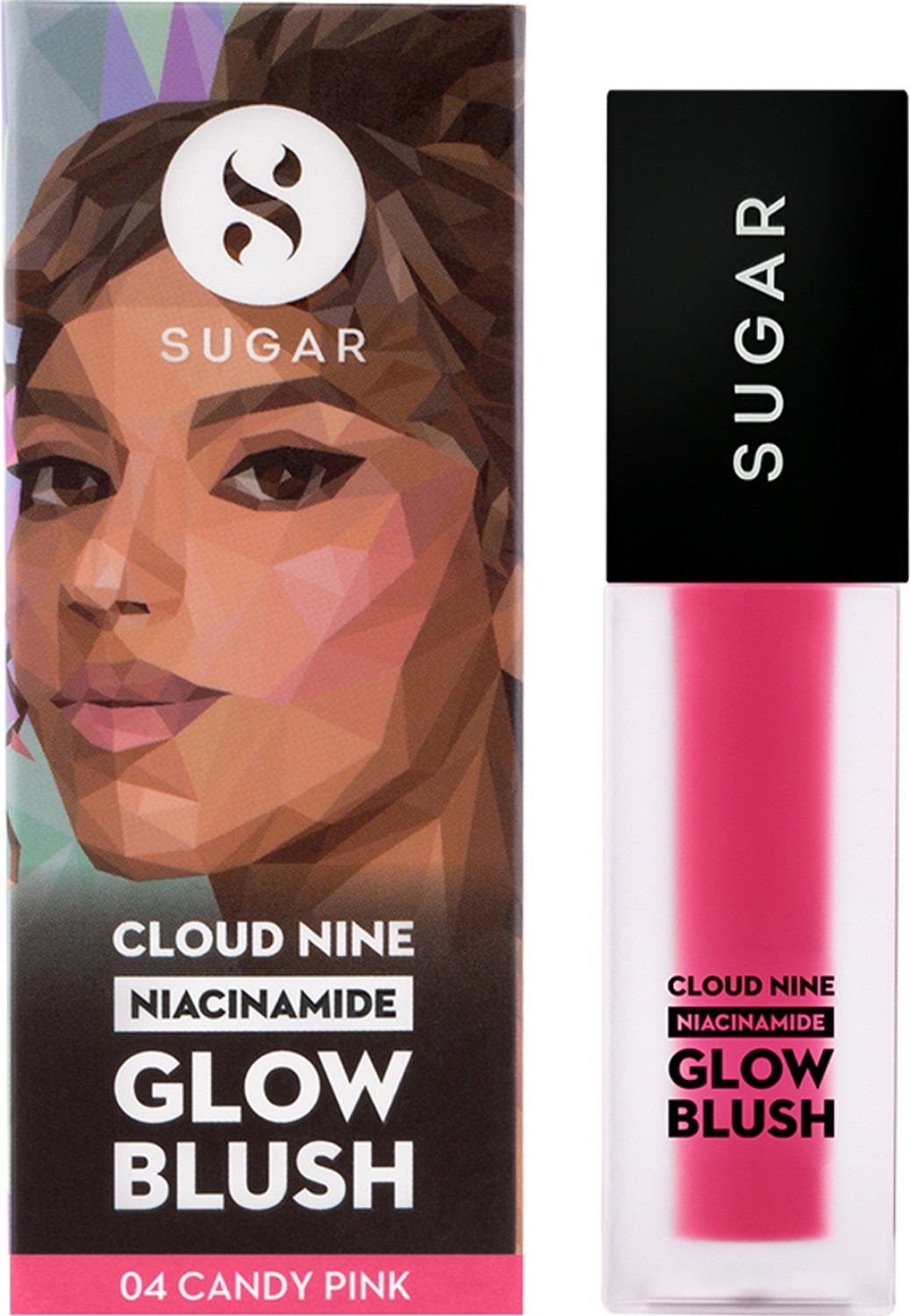 Image of SUGAR Cosmetics SUGAR Cloud Nine Niacinamide Glow Blush 04 Candy Pink
