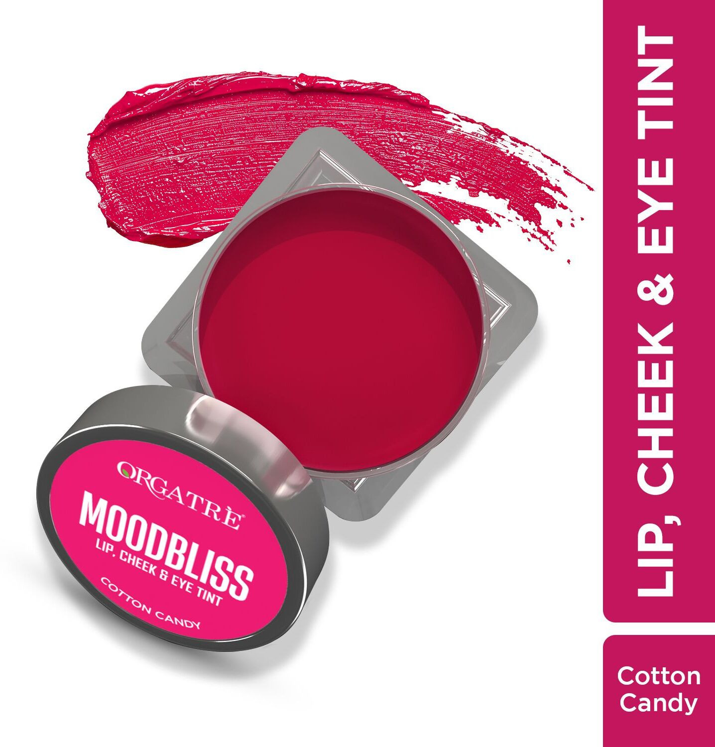 Image of Orgatre Moodbliss Lip, Cheek & Eye Tint with Goodness of Kojic Acid & Retinol