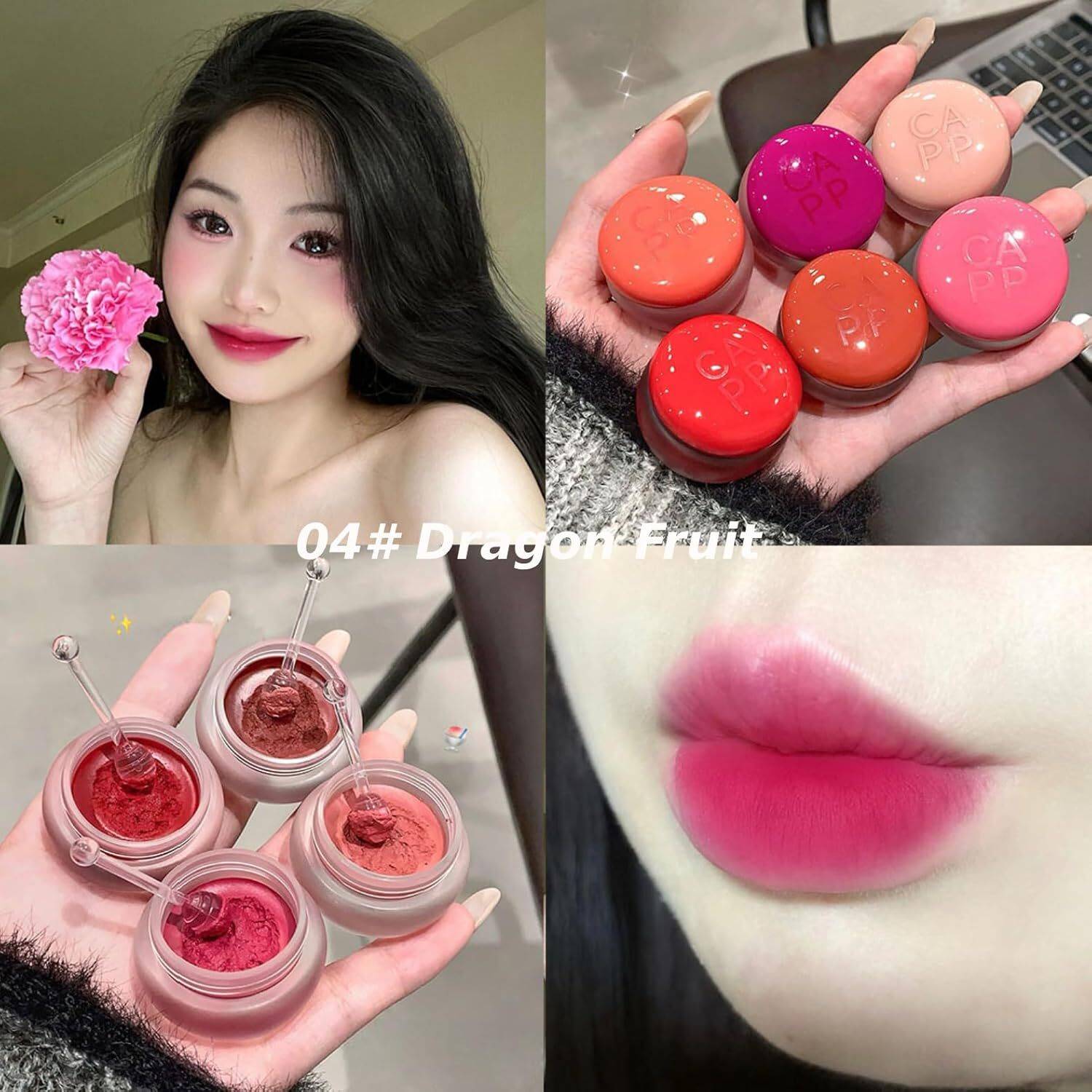 Cappuvini Chubby Creamy Blush Mud with Silky Smooth Texture and Dewy Luminous Finish