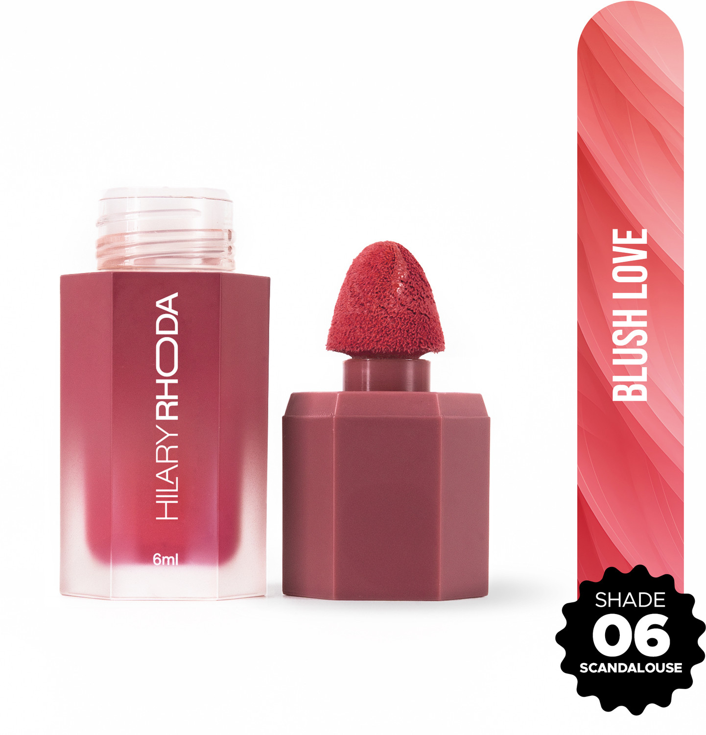 Image of Hilary Rhoda Blush Love | Highly Pigmented Liquid Blush & Super Dewy Finish | Leak-Proof