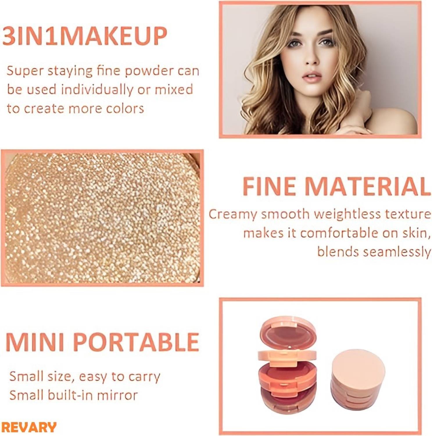 revary OG Mini Stack Makeup Combo - Pink - Image 5