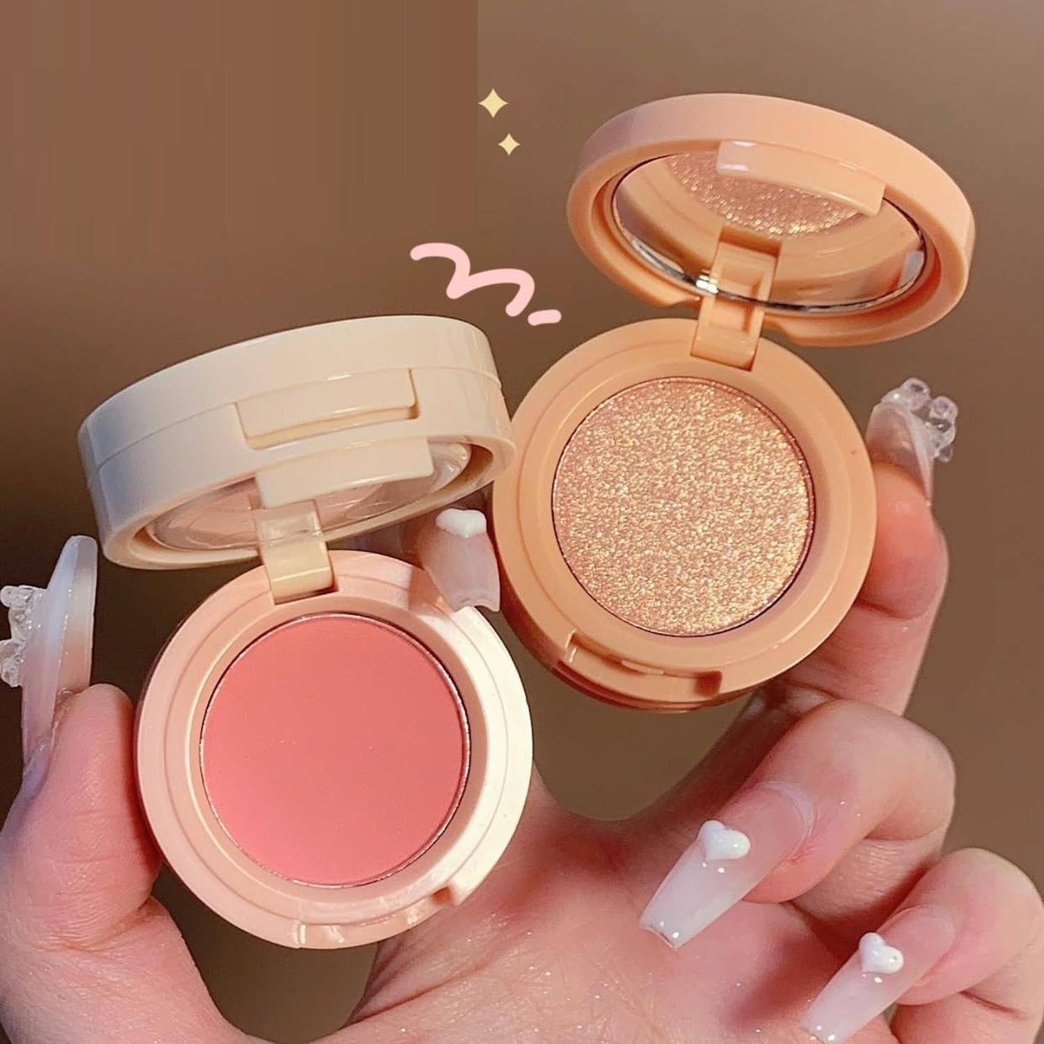 HINSHITSHU 3 in 1 Face Blusher + Highlighter - Image 3