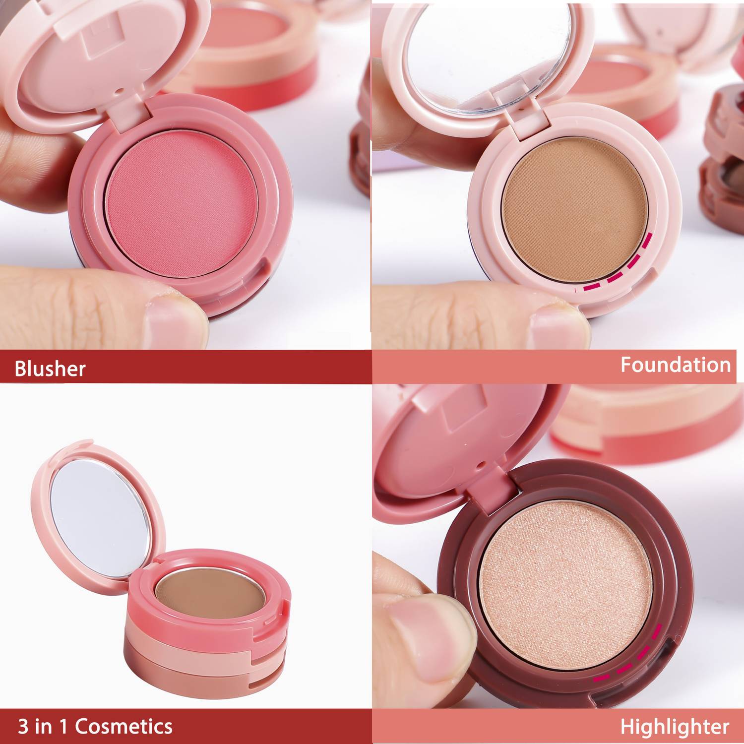 revary OG Mini Stack Makeup Combo - Pink - Image 2