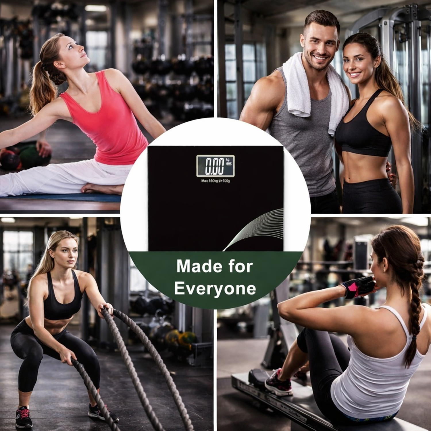 Image of buyease PersonalDigital ElectronicBodyWeight Machine For Human Body 180KgWeighing Scale Weighing Scale