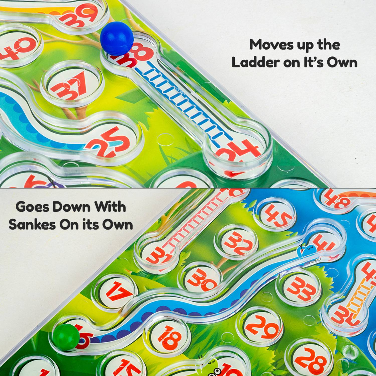 Ratnas 3D Rolling Snakes & Ladders Strategy & War Games Board Gam... more
