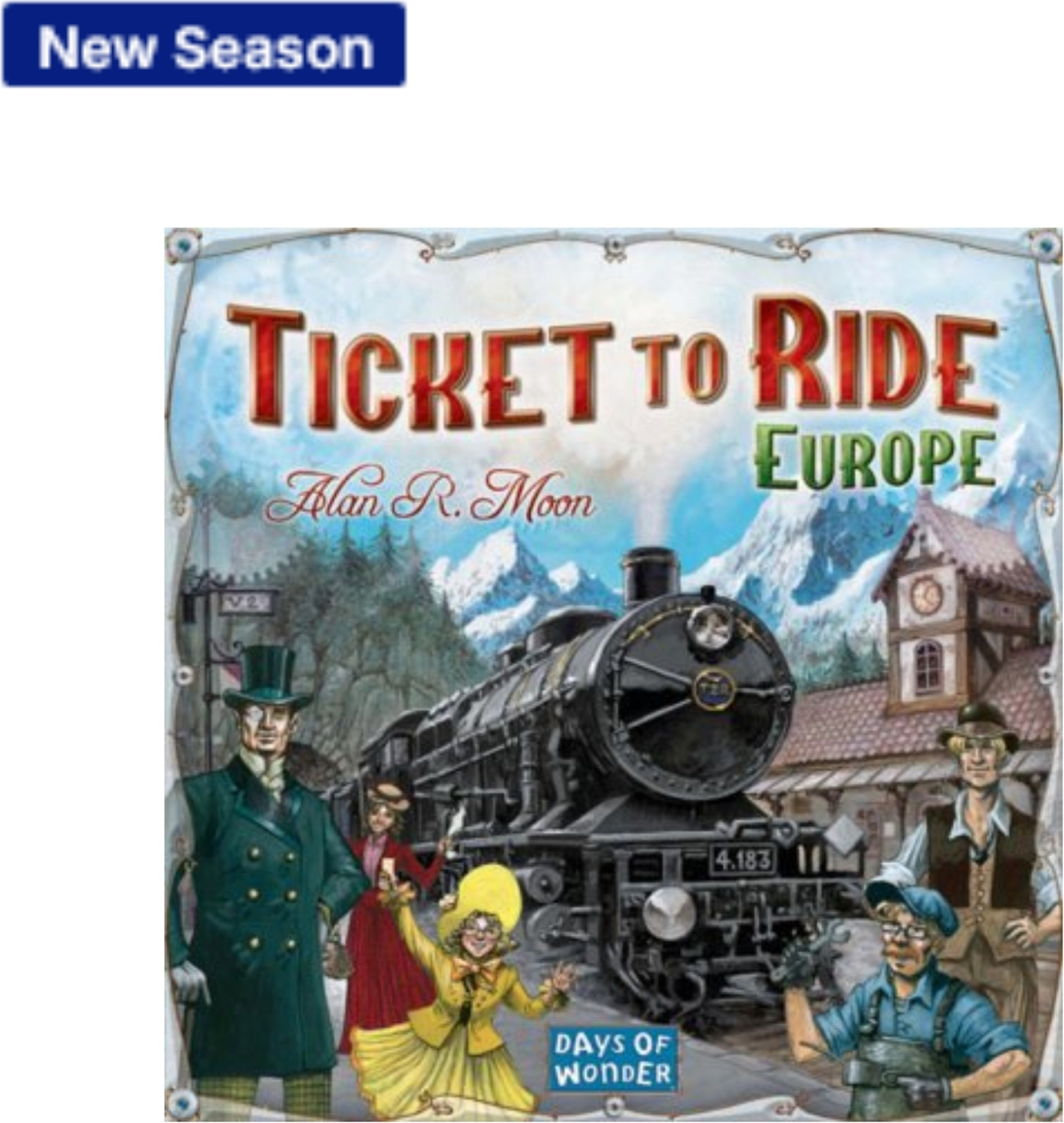Image of Zuuluzrs Ticket to Ride Europe Board Game For 2 to 5 players Board Game Accessories