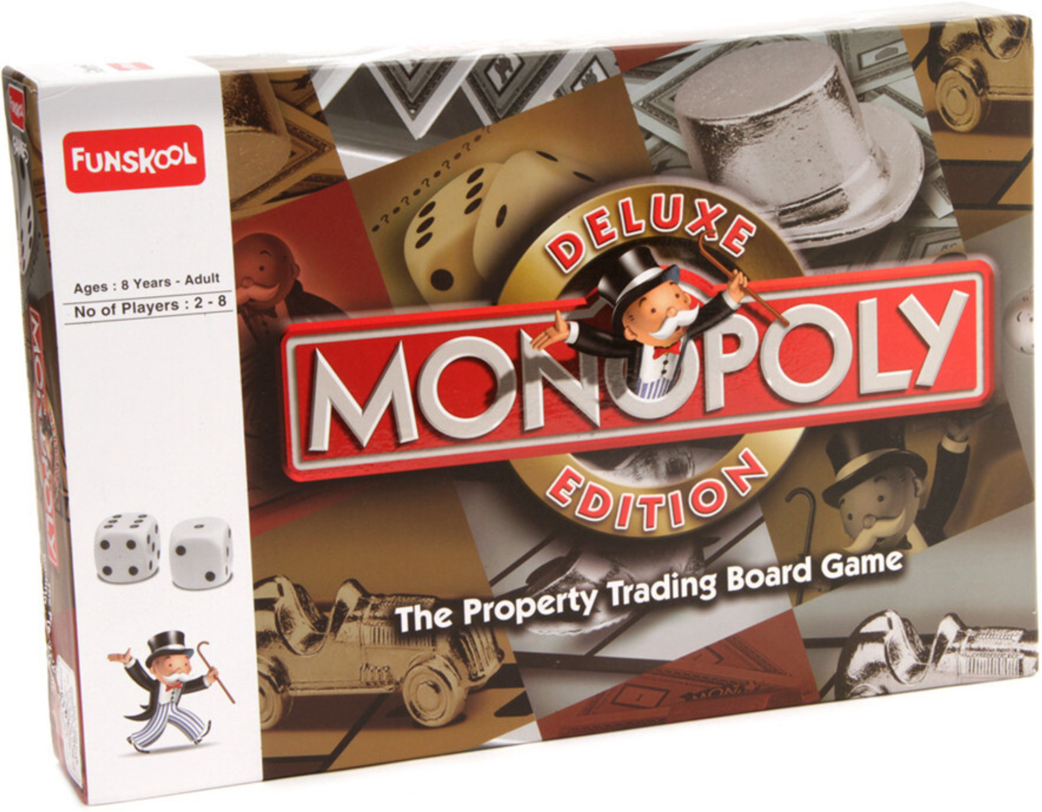 Image of FUNSKOOL Monopoly - Deluxe Edition Party & Fun Board Game