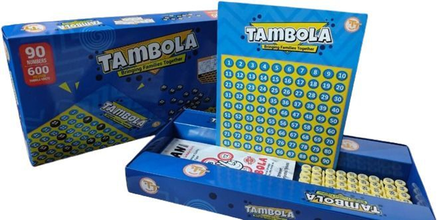 Image of Tambola Tickets ambola Game Set Bringing Families Together Educational Board Games