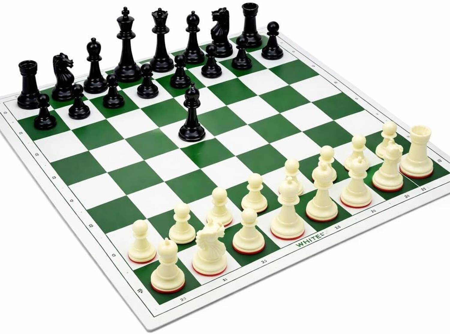 ANANTHI 18x18 Inch Chess Set with Mat & Bag - Image 1