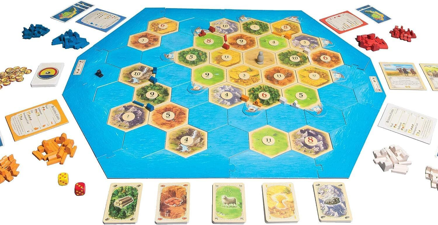 Image of TMA ENTERPRISES Catan Seafarers Expansion Board Game Money & Assets Board Game