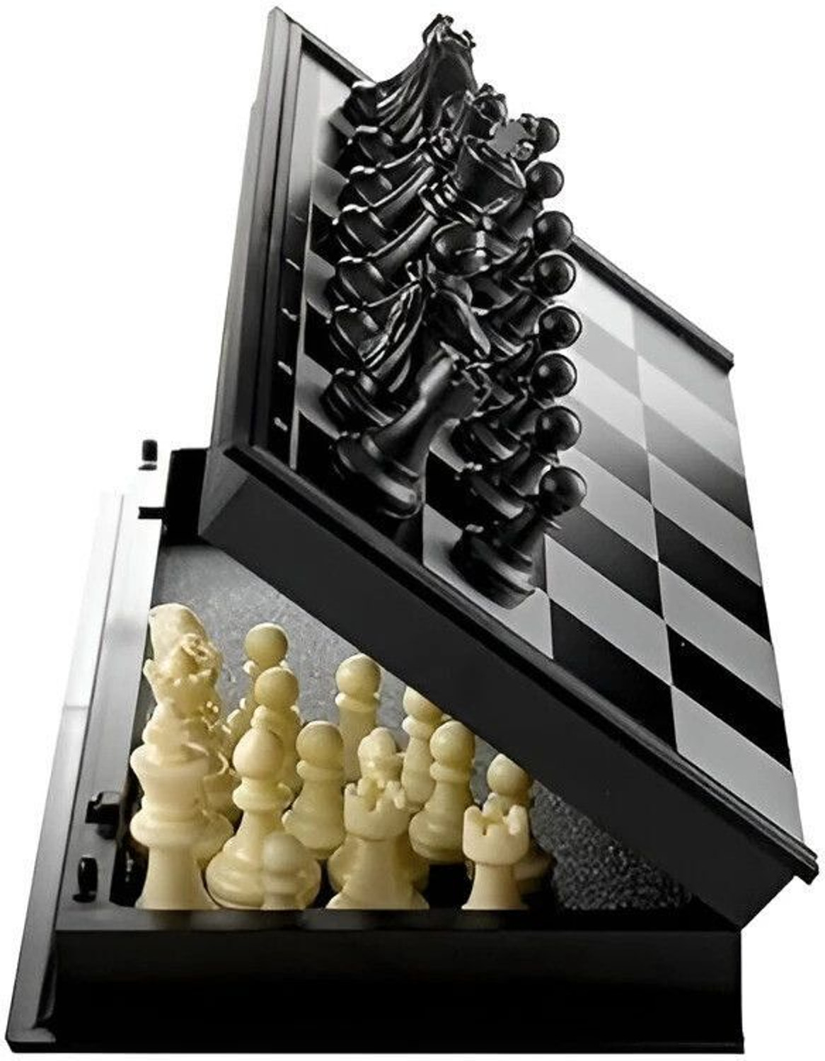 Image of Vally Portable Magnetic Chess Set- Brain Development Board Games Learning & Fun Educational Board Games
