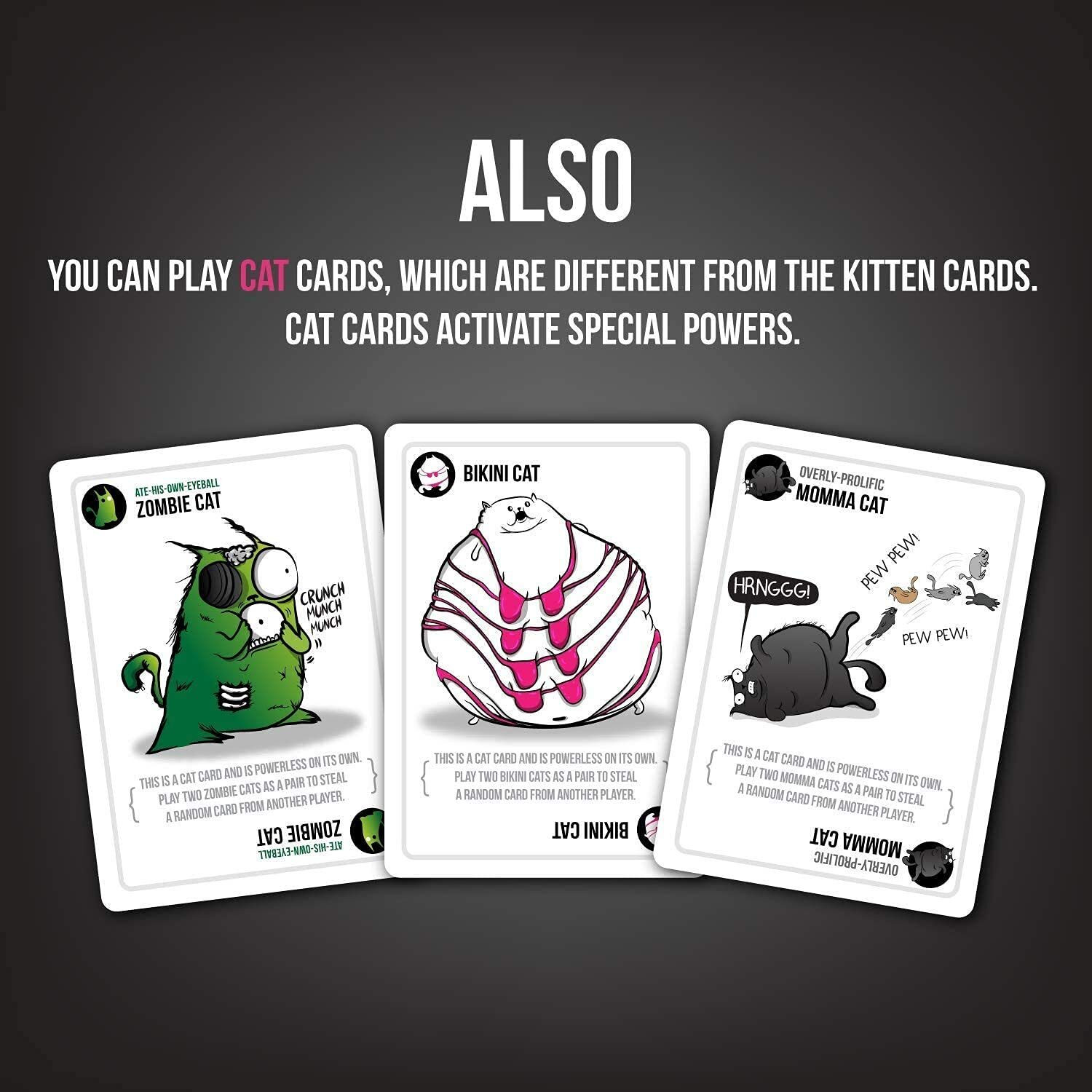 Image of Magnemite Exploding Kitten Card Game for Kids, Adults, Friends & Family