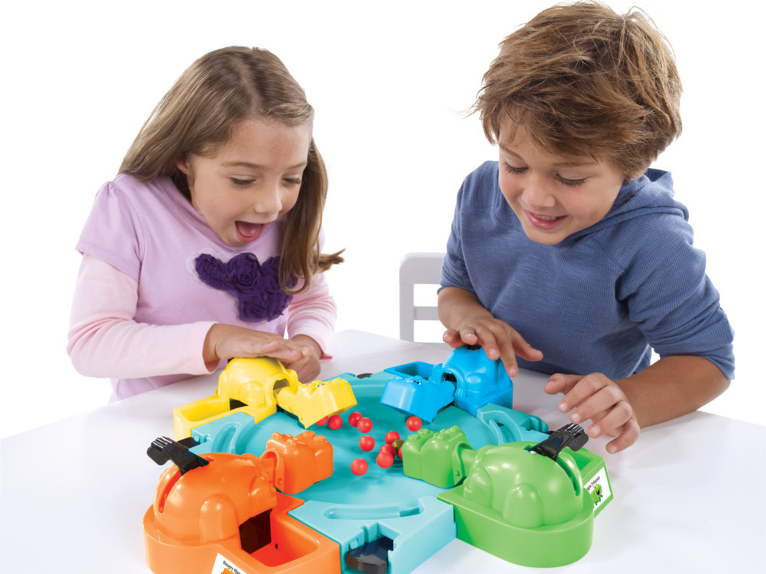 Image of HASBRO GAMING Hungry Hungry Hippos Kids Board Game Party & Fun Board Game