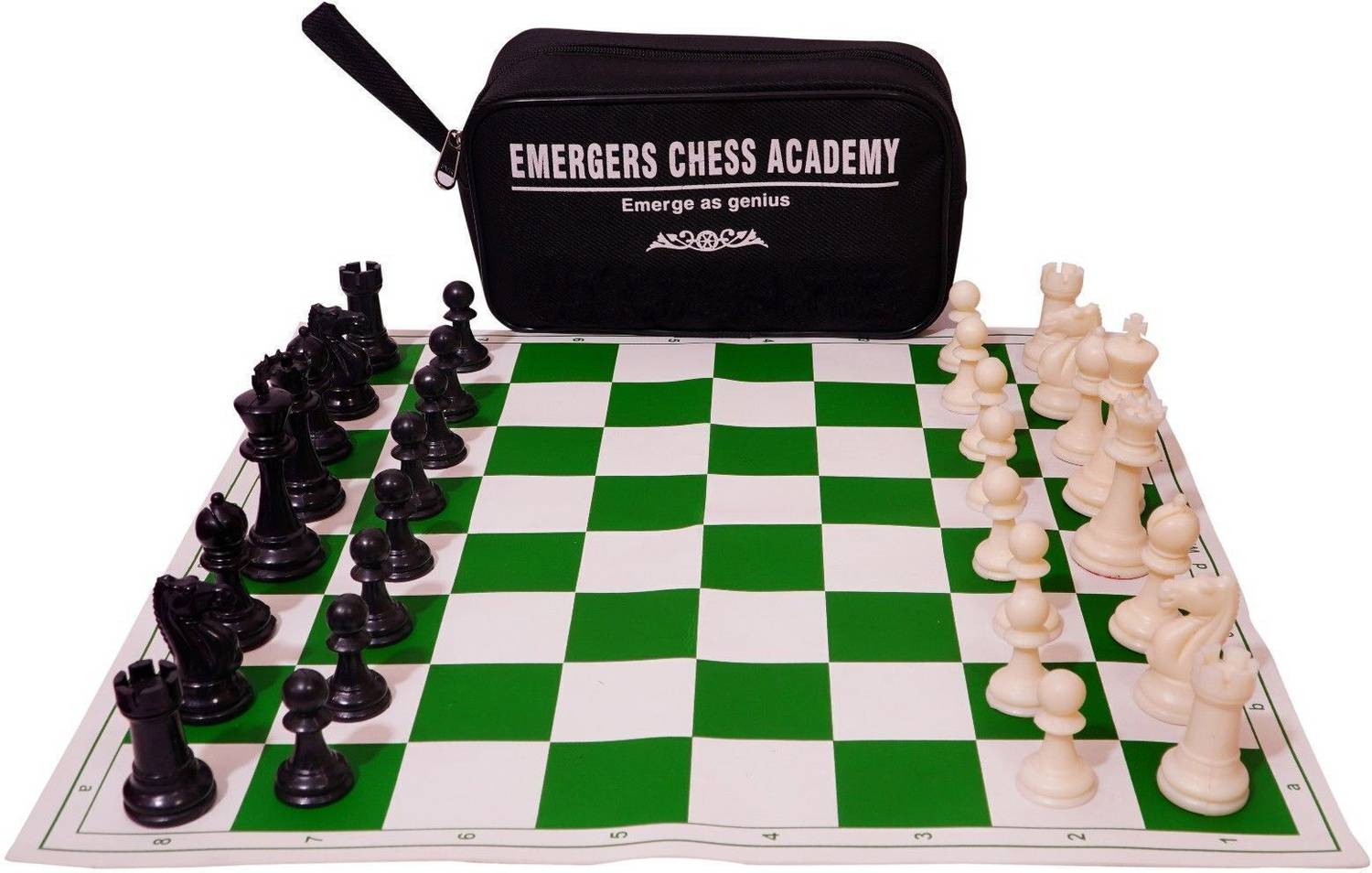 Emergers 17'' Vinyl Tournament Chess Set with Bag