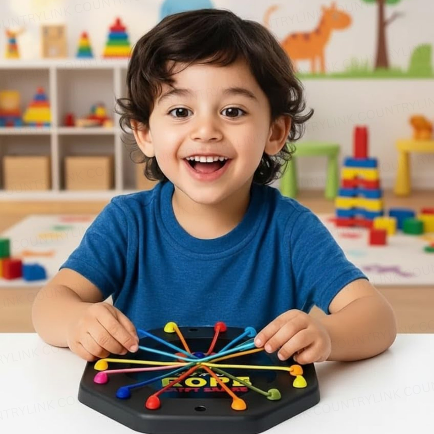 Image of CountryLink Logical Thinking Chess Puzzle Game - Mind Challenge & Rope Toy Set for Kids 3+ Board Game Accessories