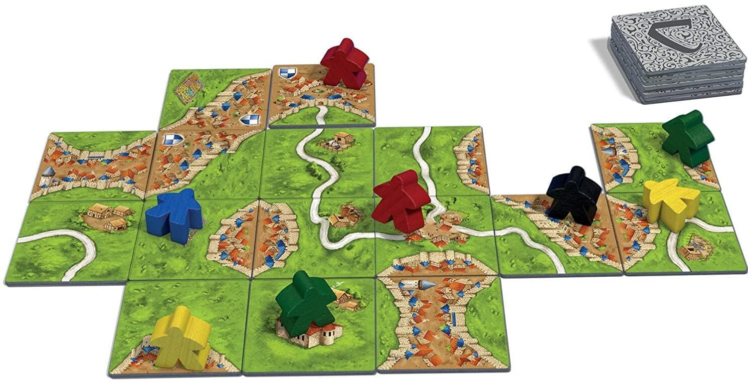 Image of TMA ENTERPRISES Carcassonne & Splendor Board Game Combo Strategy & War Board Game
