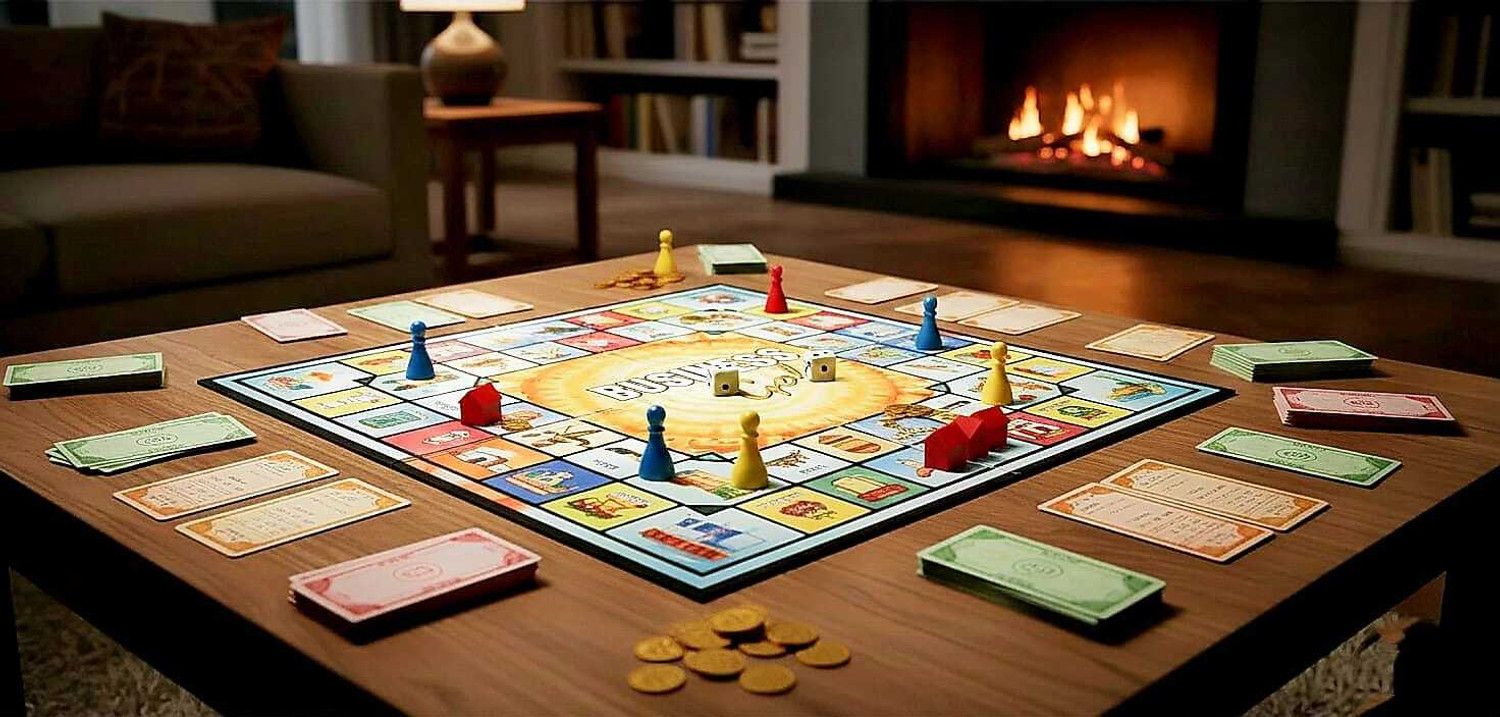 Image of KRISHIVALAYA Gold Business Game for Kids And Adults. Money & Assets Board Game