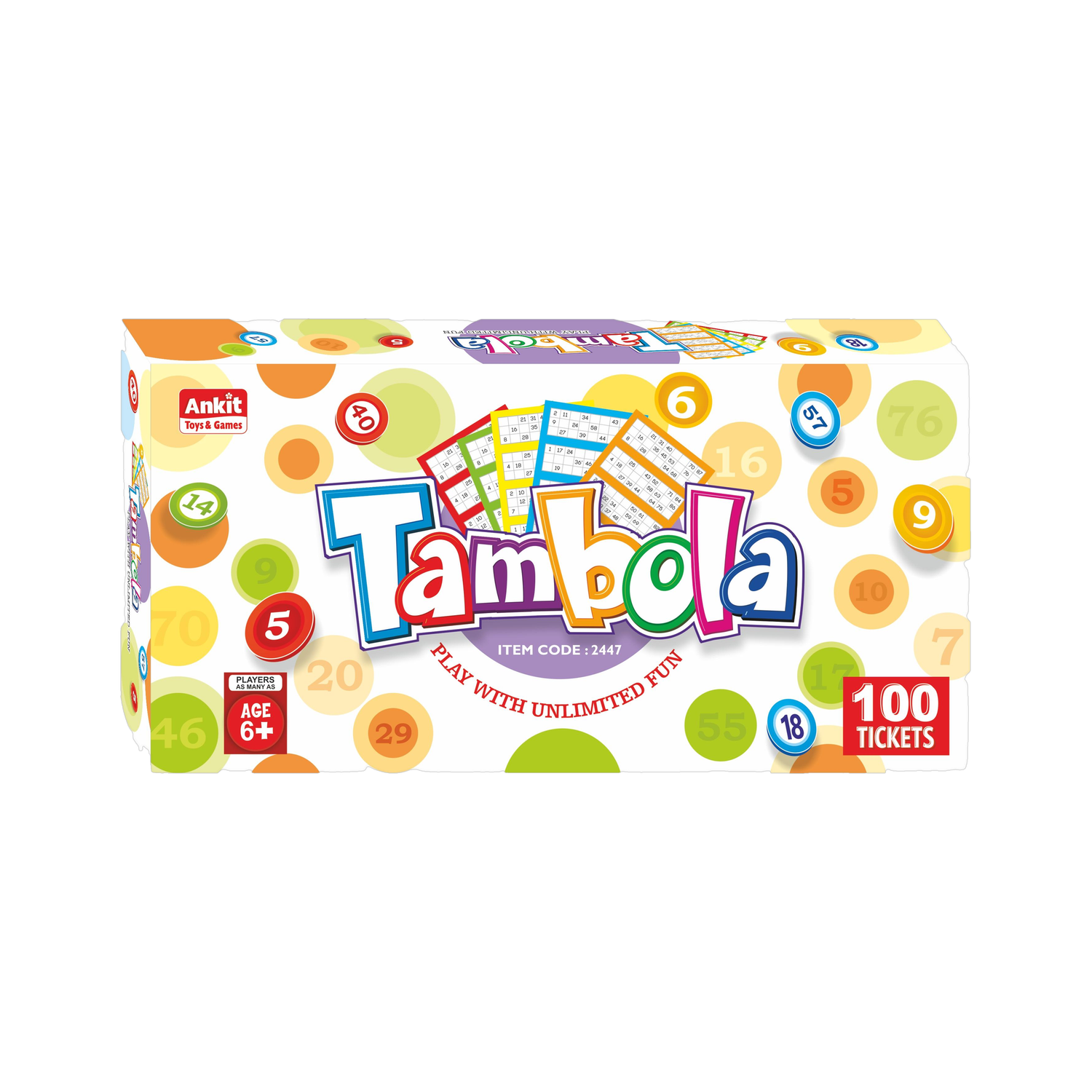 Ankit Toys & Games Tambola Housie Board Game | Family Party Game with 100 Tickets| Indoor Games Party & Fun Board Game
