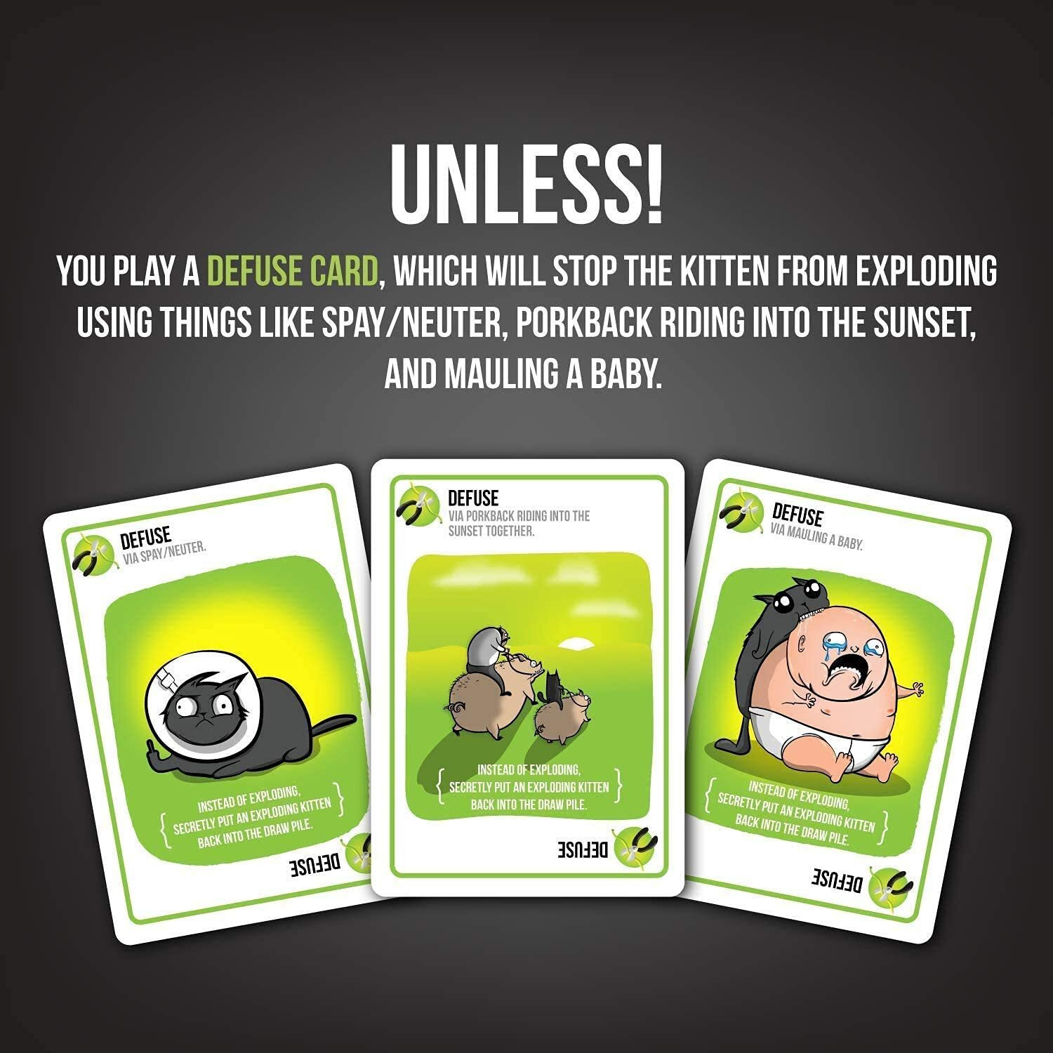 Image of Magnemite Exploding Kitten Card Game for Kids, Adults, Friends & Family