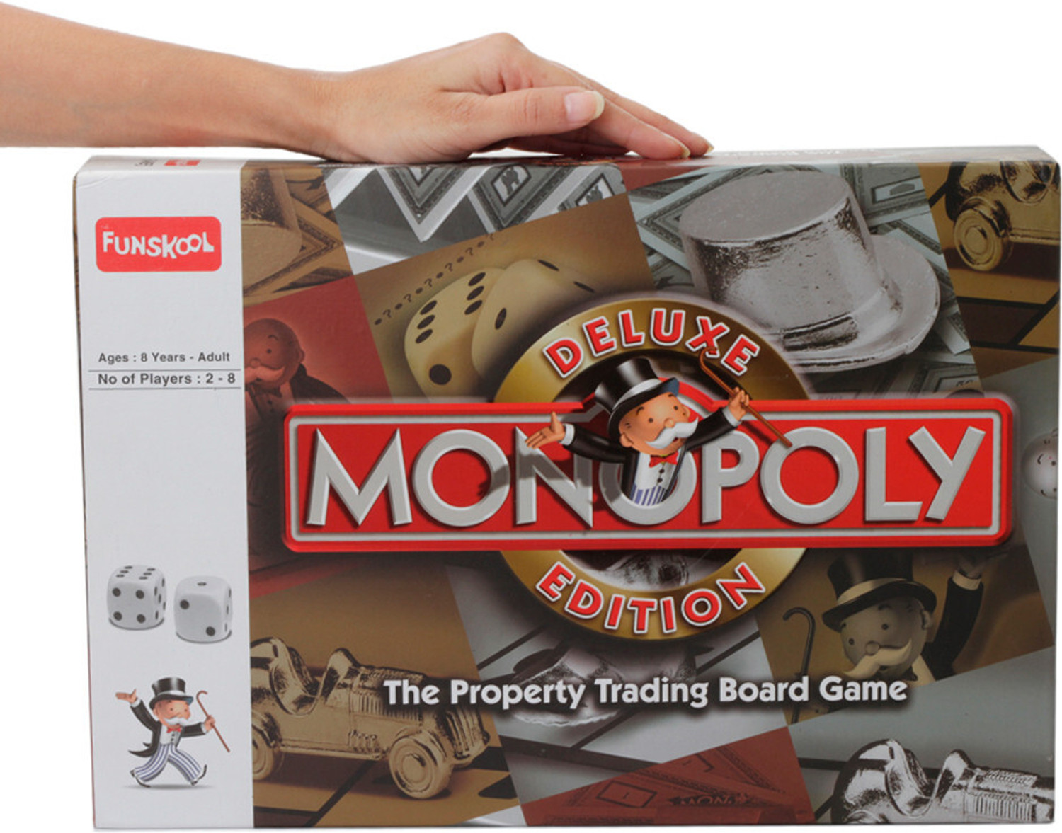 Image of FUNSKOOL Monopoly - Deluxe Edition Party & Fun Board Game