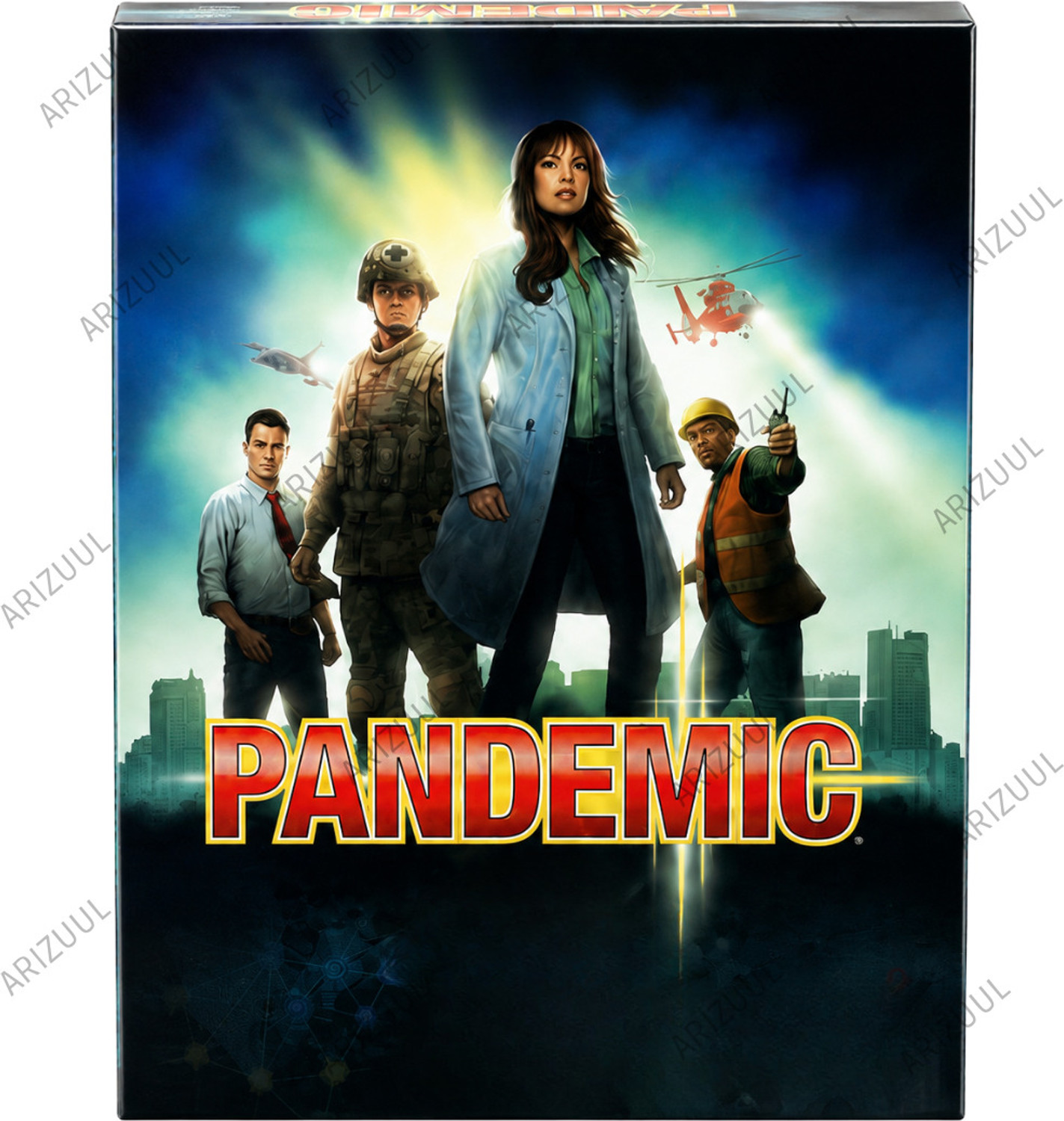 Image of Arizuul Pandemic Cooperative Strategy Board Game for Adults & Teens, 2-4 Players Party & Fun Board Game