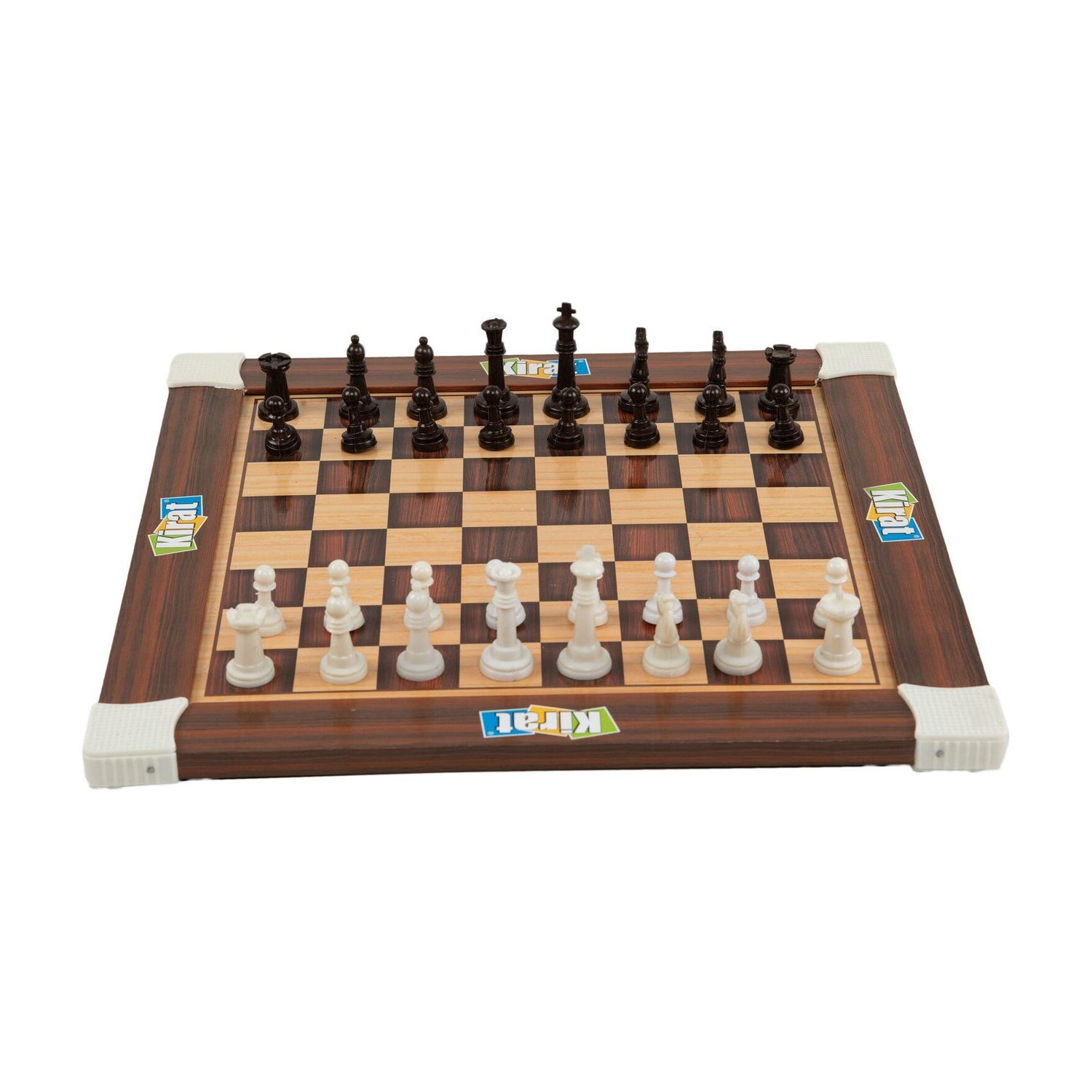 Kirat 2in1 Wooden Chess & Ludo Game with all accessories Sport & Toys 15*15 inch Educational Board Games