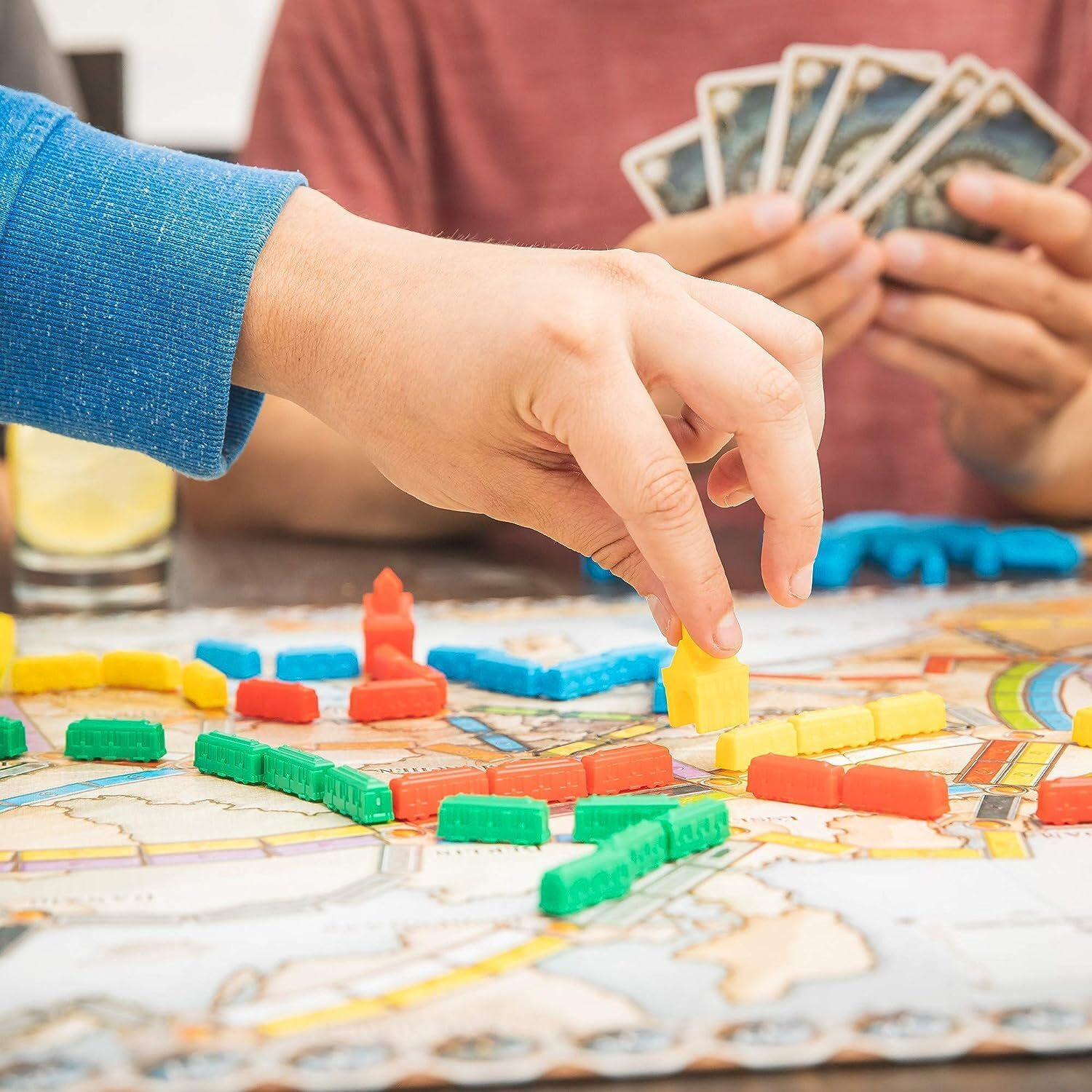 Image of TMA ENTERPRISES Ticket to Ride Europe Board Game Party & Fun Board Game