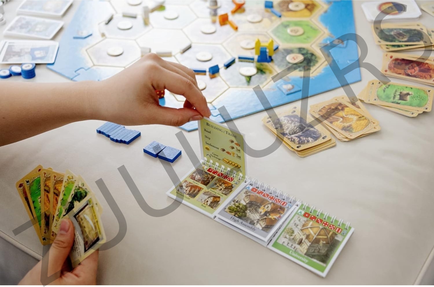 Image of Zuuluzrs Catan 5Th Edition Cities and Knights Board Game For 5 To 6 Players Strategy & War Board Game