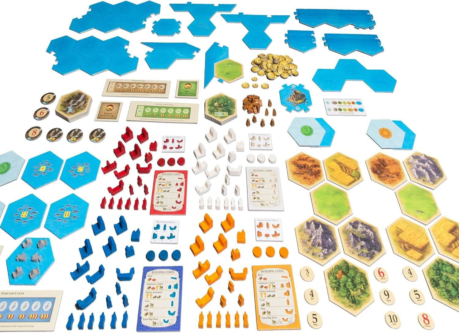 Image of TMA ENTERPRISES Catan Seafarers Expansion Board Game Money & Assets Board Game