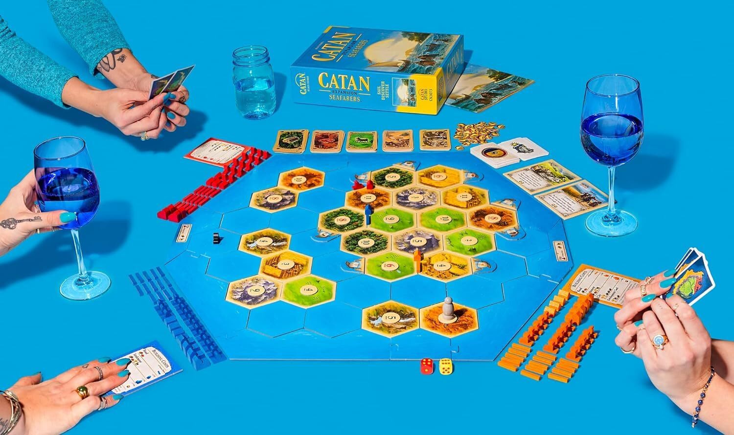 Image of TMA ENTERPRISES Catan Seafarers Expansion Board Game Money & Assets Board Game