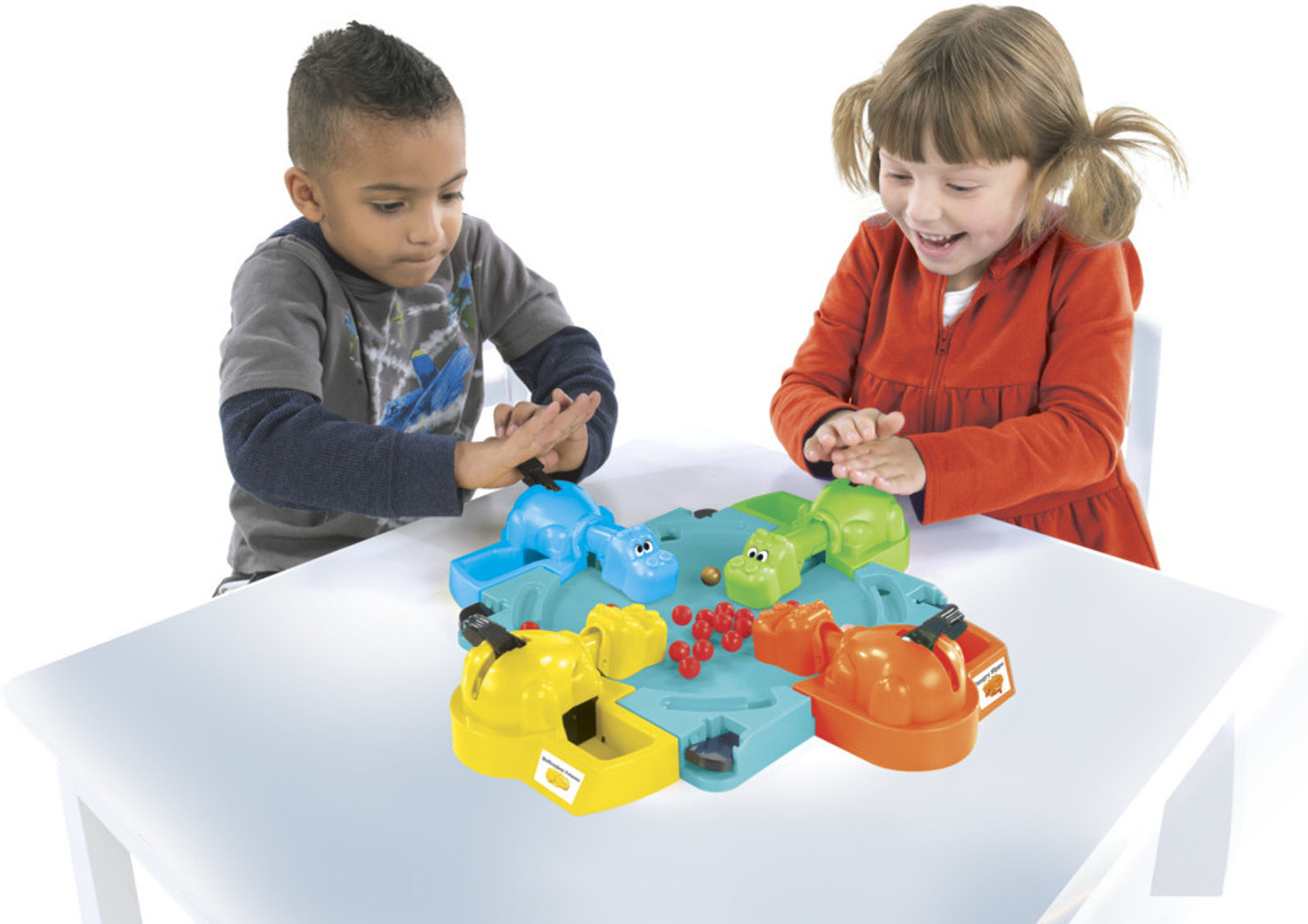 Image of HASBRO GAMING Hungry Hungry Hippos Kids Board Game Party & Fun Board Game