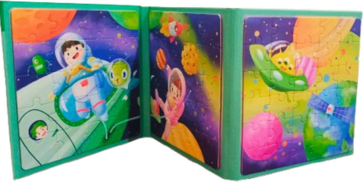 VAATHSALYA'S 3-in-1 Magnetic Levelled Travel Puzzle Game Fun & Colourful Jigsaw Puzzle Space - 3-in-1 Magnetic Levelled Travel Puzzle Game Fun & Colourful Jigsaw Puzzle Space . Buy Space toys in India