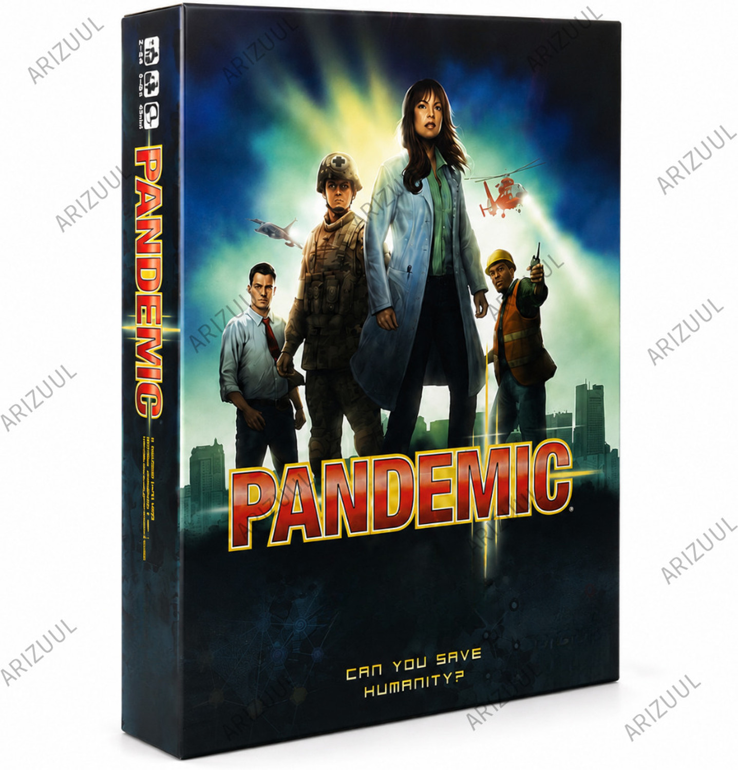 Image of Arizuul Pandemic Cooperative Strategy Board Game for Adults & Teens, 2-4 Players Party & Fun Board Game
