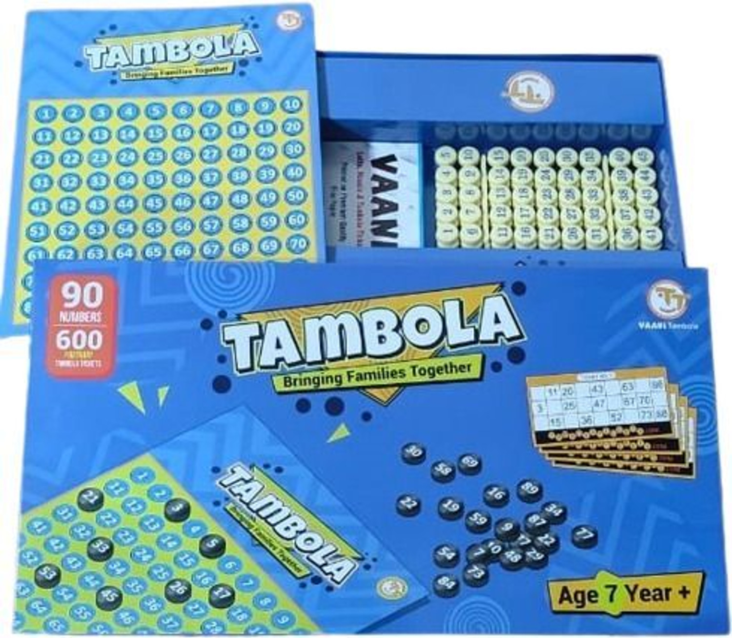 Image of Tambola Tickets ambola Game Set Bringing Families Together Educational Board Games