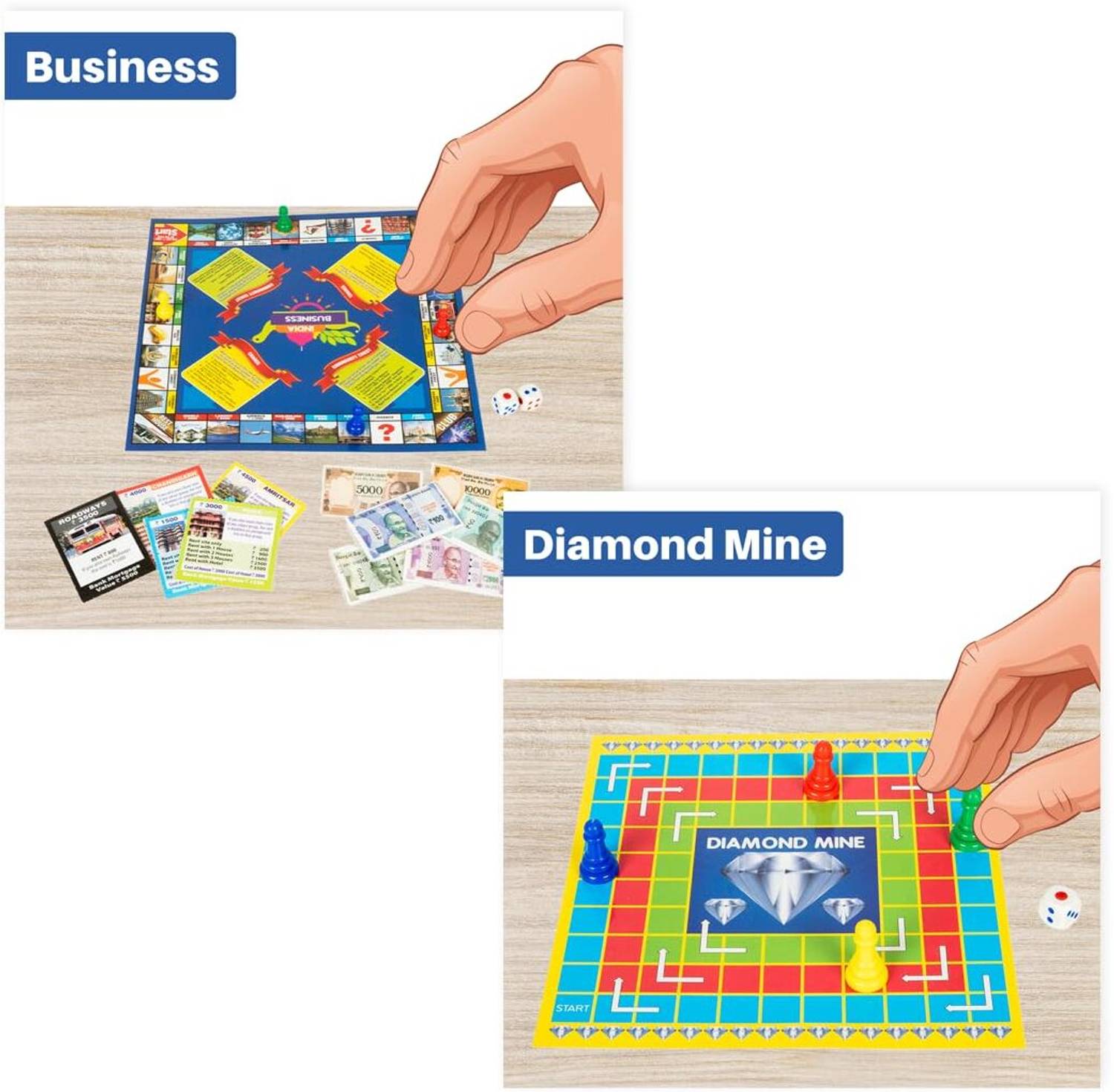 zokato 7 in 1 Kids Games Birthday Gift for Kids Strategy & War