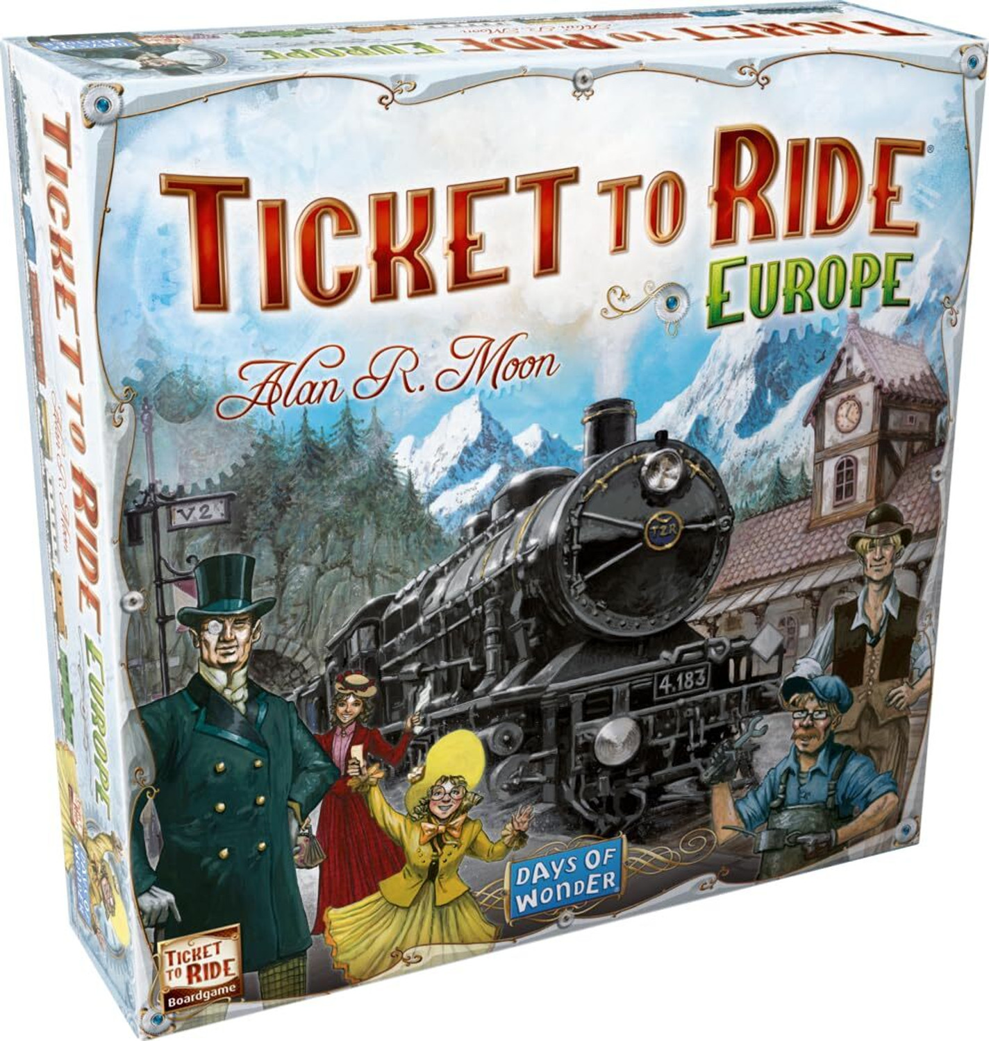 Image of FLBAKO Ticket to Ride Family Board Game for Adults and Family Train Game Strategy & War Board Game
