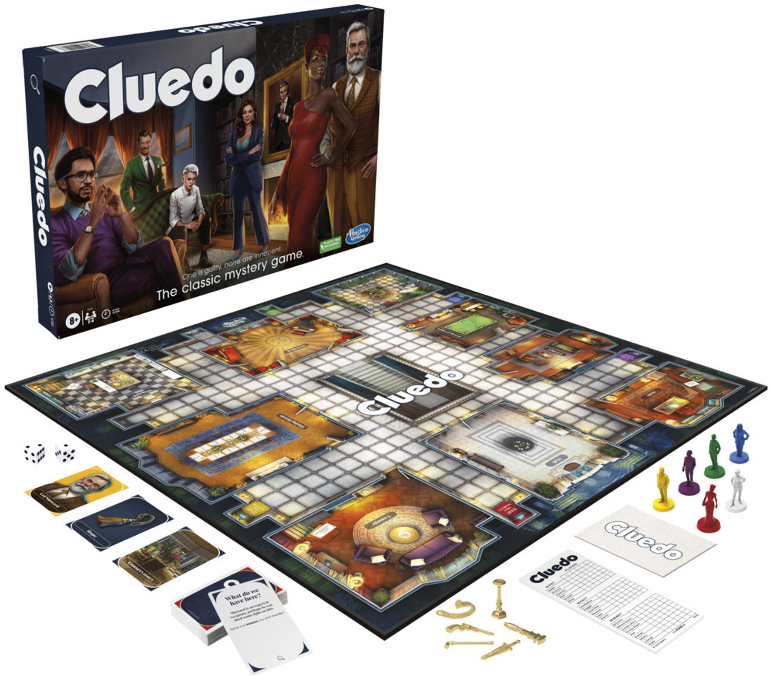 Image of HASBRO GAMING Clue Board Game, Mystery Games for 2-6 Players, Family Games for Kids Board Game Accessories