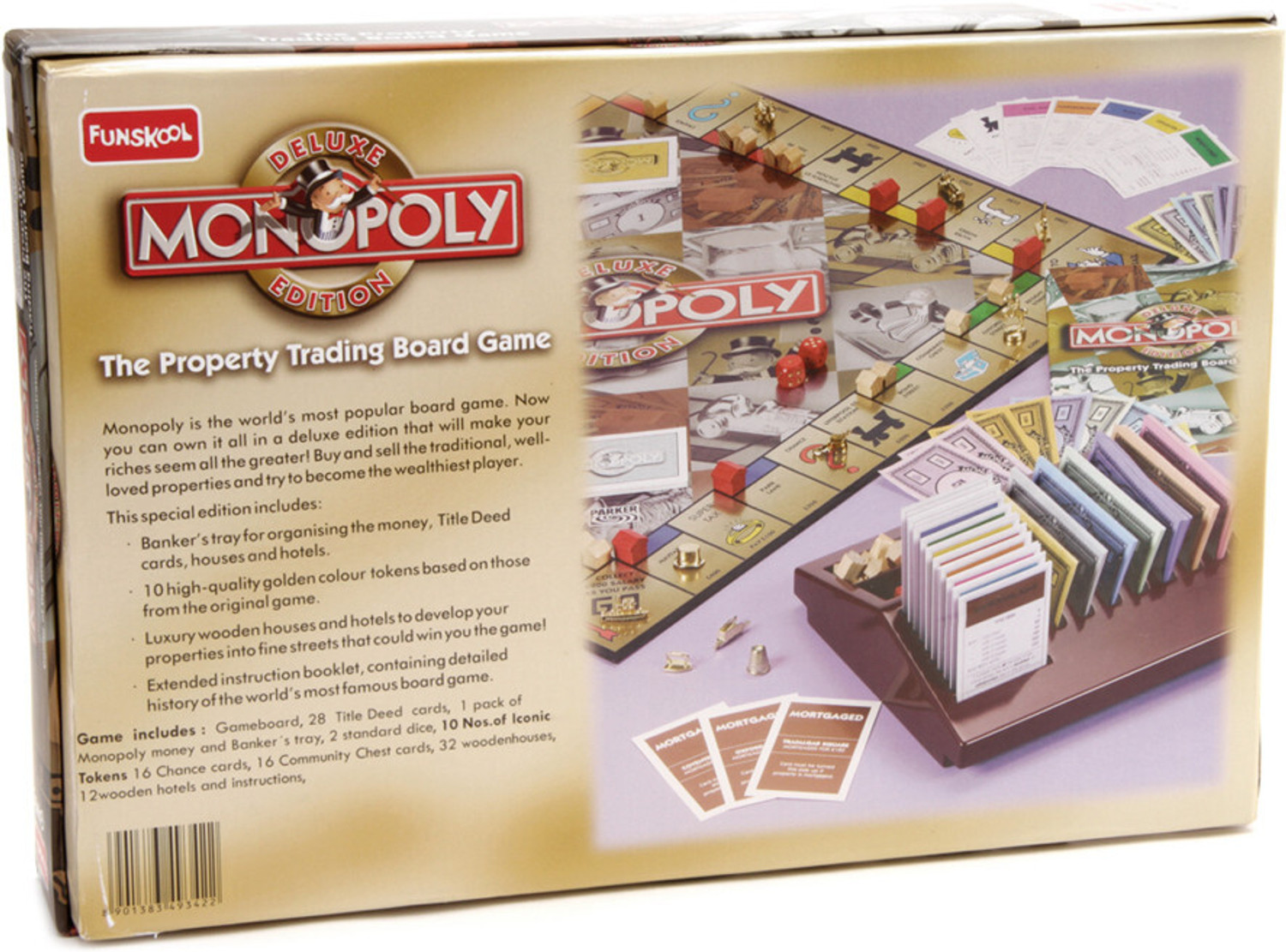 Image of FUNSKOOL Monopoly - Deluxe Edition Party & Fun Board Game