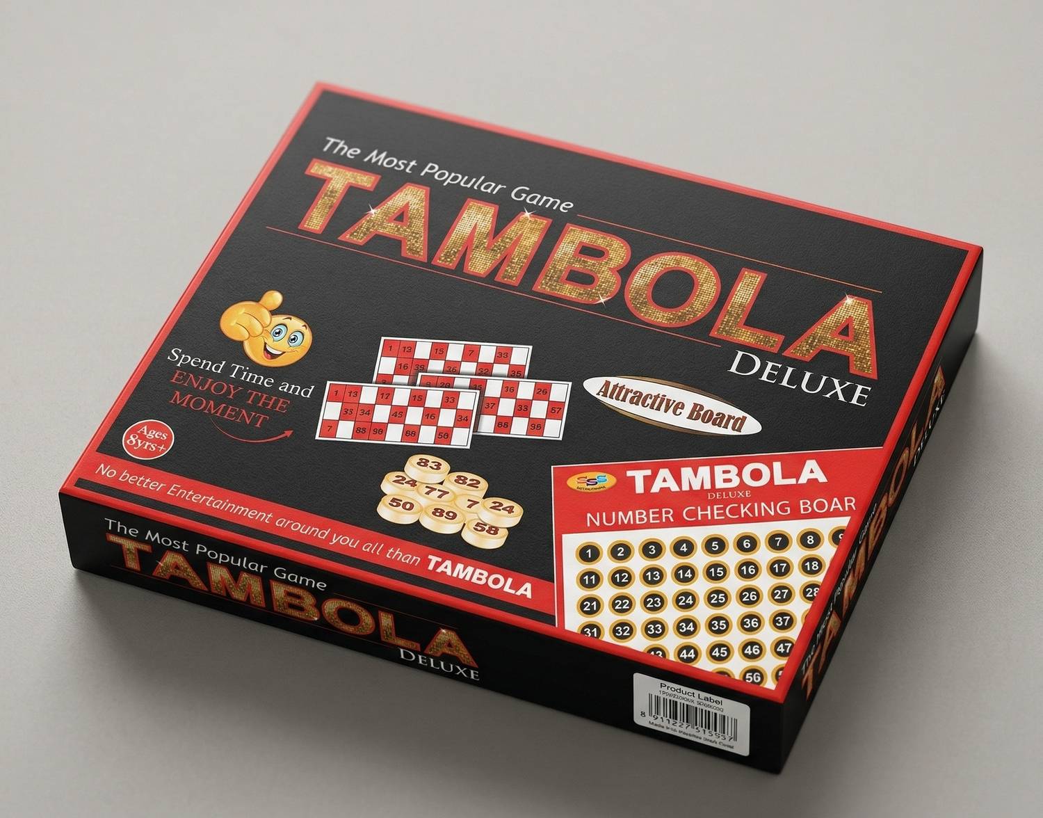 amgo Tambola Deluxe Board Game with Number Checking Board & Tokens ,Tickets Party & Fun Board Game
