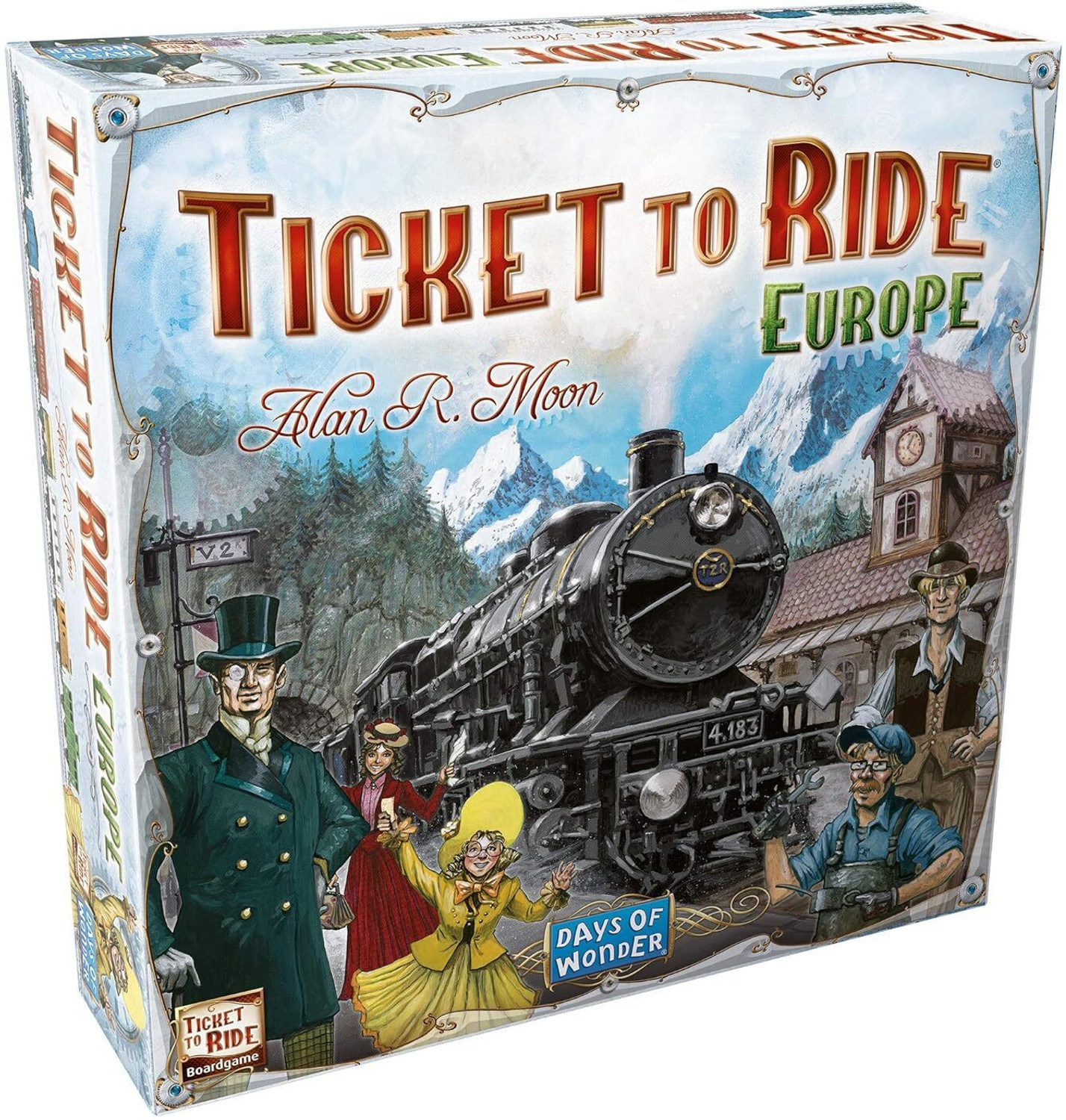 Image of TMA ENTERPRISES Ticket to Ride Europe Board Game Party & Fun Board Game