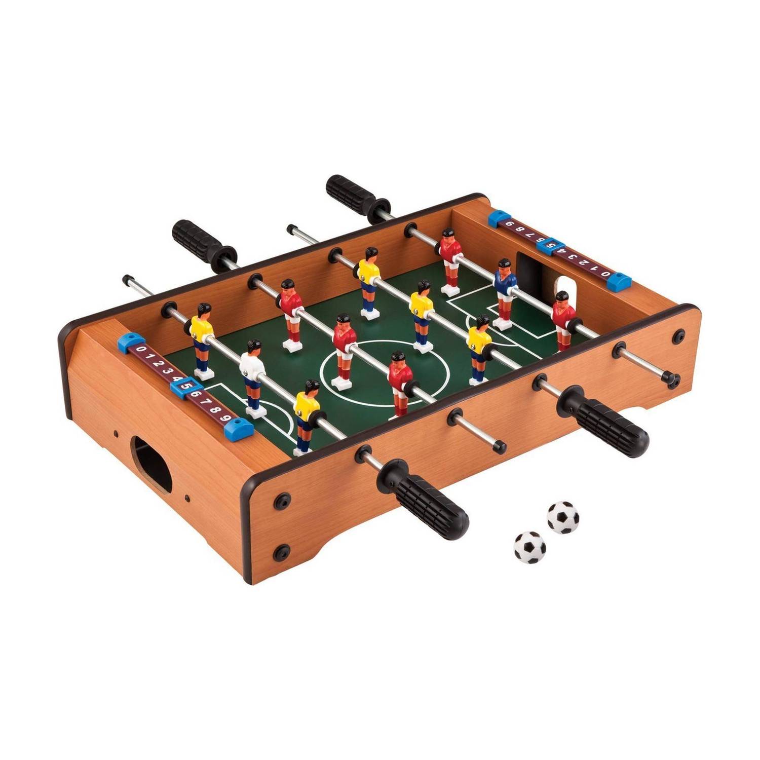 Chocozone Mid-Sized Football Table Soccer Game with 4 Rods Foosball Board Game