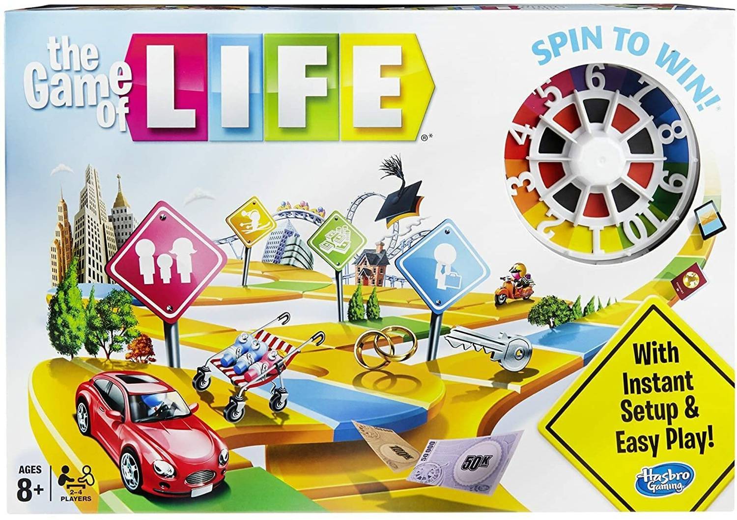 ARNIYAVALA The Game of Life, Family Board Game for 2-4 Players Educational Board Games